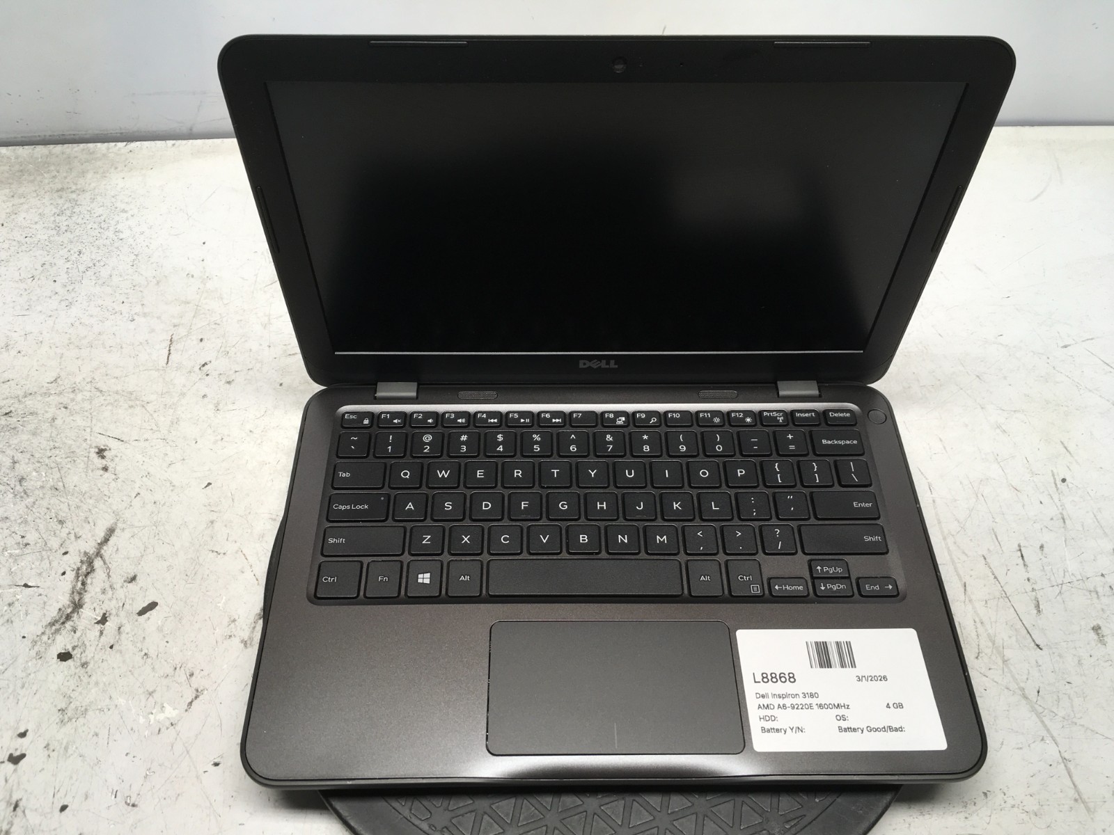 Dell Inspiron 3180 AMD A6-9220E 1600MHz 4 GB NO HDD