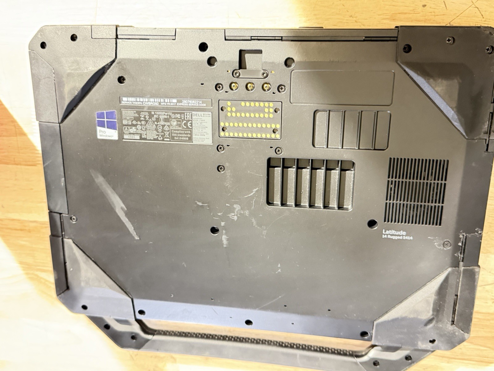 Dell Latitude 14 Rugged 5414(i5-6300U, 8GB RAM, Boot To Bio)NO HD/CADDY/ADAPTER