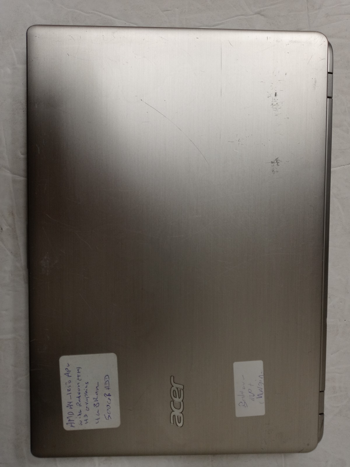Acer Aspire V5 11″ Notebook V5-122P-0408 AMD A4-1250 1.0GHz 4GB RAM *READ DESCR*