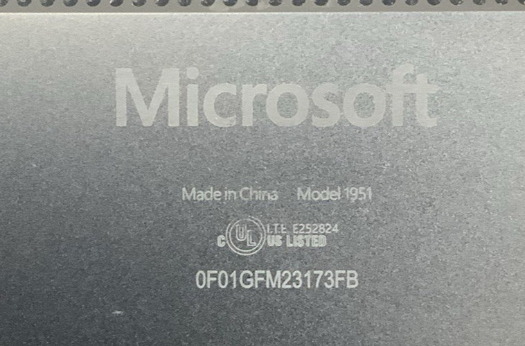 Microsoft Surface Laptop 5 (1951) Intel Core i7-1265U 32GB DDR5 512GB SSD W10P