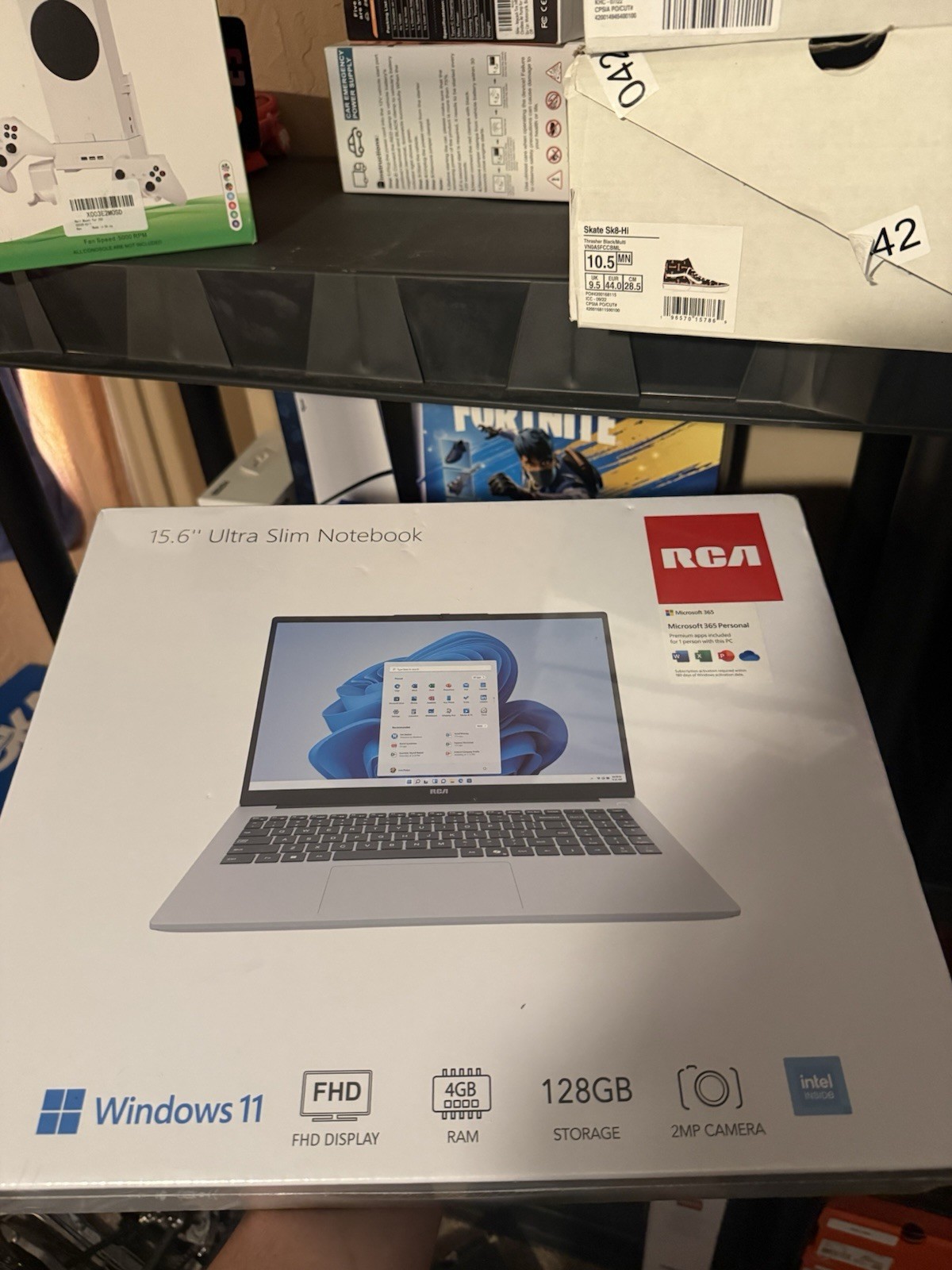 RCA 15.6in Ultra Slim Notebook Windows 11 FHD 4GB/128GB Webcam Silver