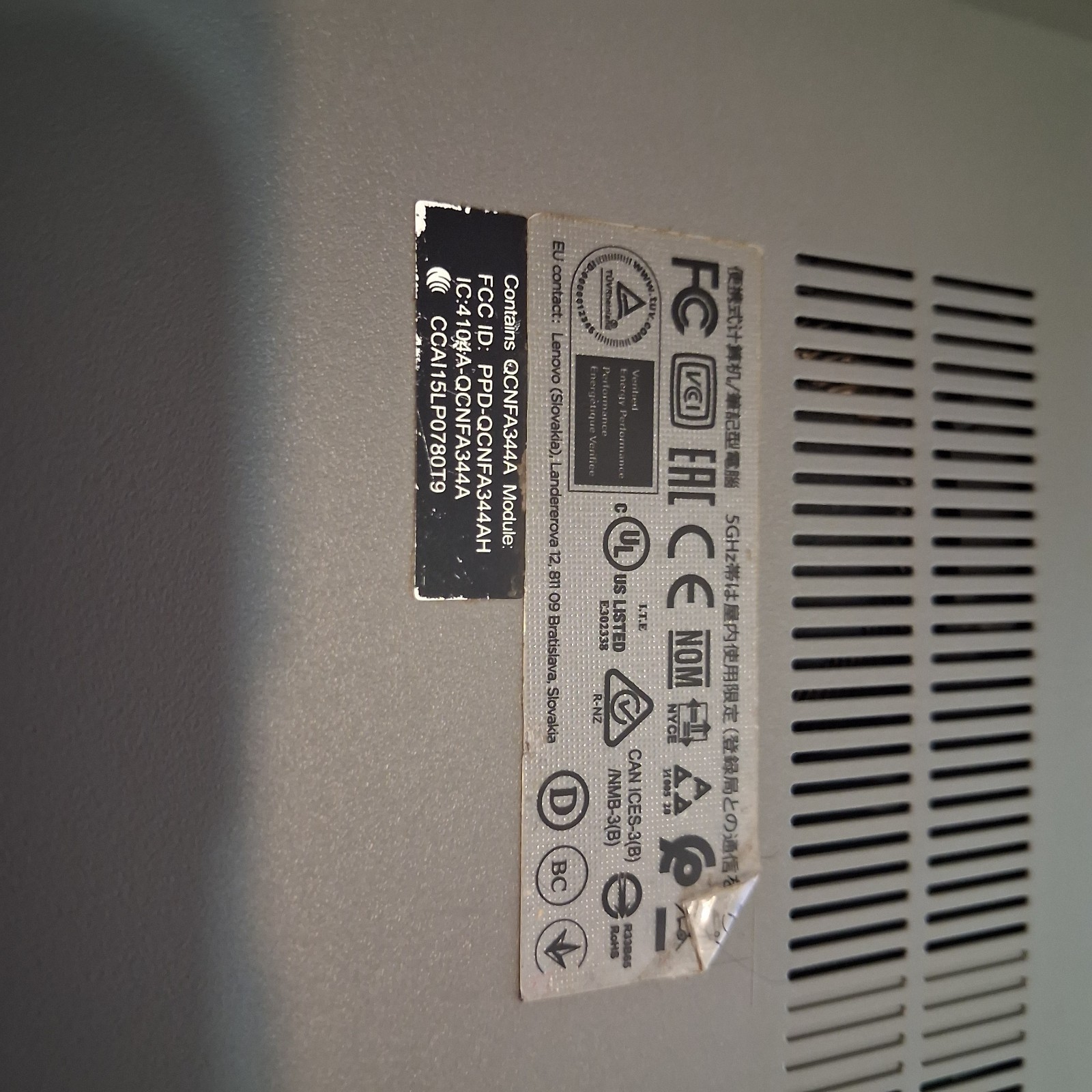 Lenovo laptop does not turn on Storage drive removed Sold as-is for parts