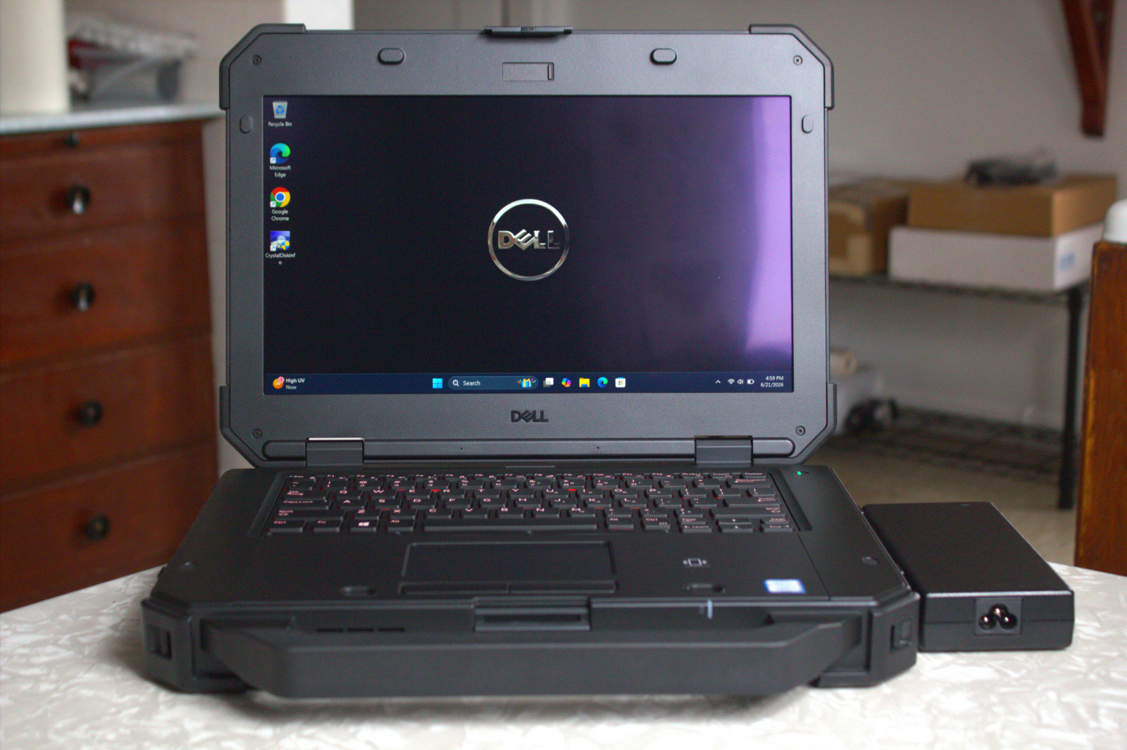 Dell Latitude 7424 Rugged i7-8650U AMD RX540 2TB SSD 64GB RAM Touch Good Cond.