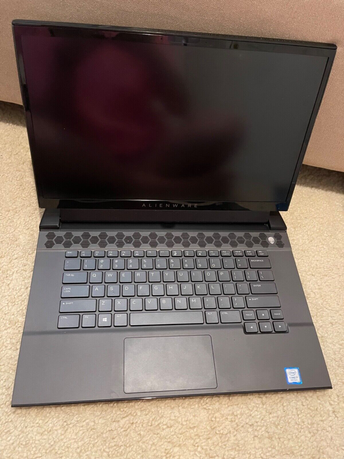 Alienware laptop m15 r2, 16GB, intel core i7 9th gen processor, gently used