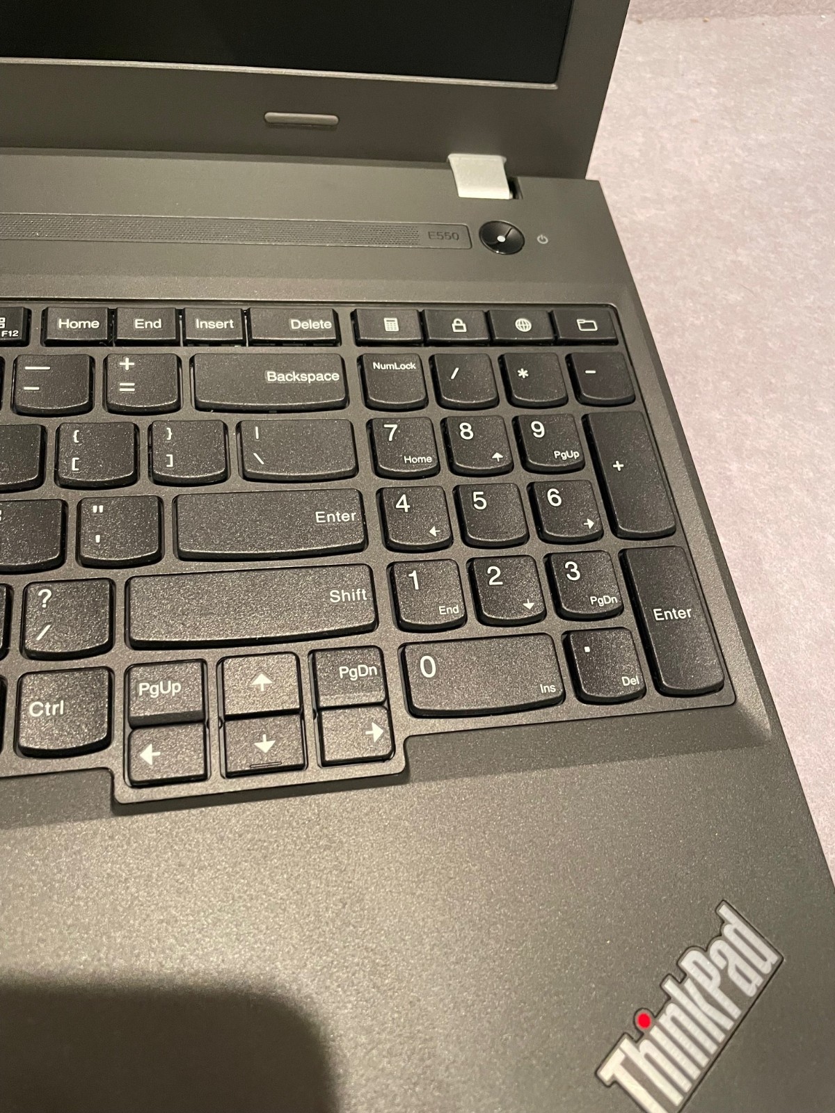 IBM THINKPAD LAPTOP E550 INTEL I3 TYPE 20DF 4GB RAM 500GB HARD DRIVE 15″ AS IS