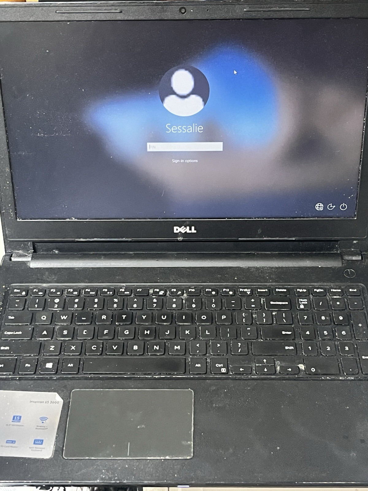 Dell Inspiron 15 3000 Series 15.6″ reset READ parts/repair