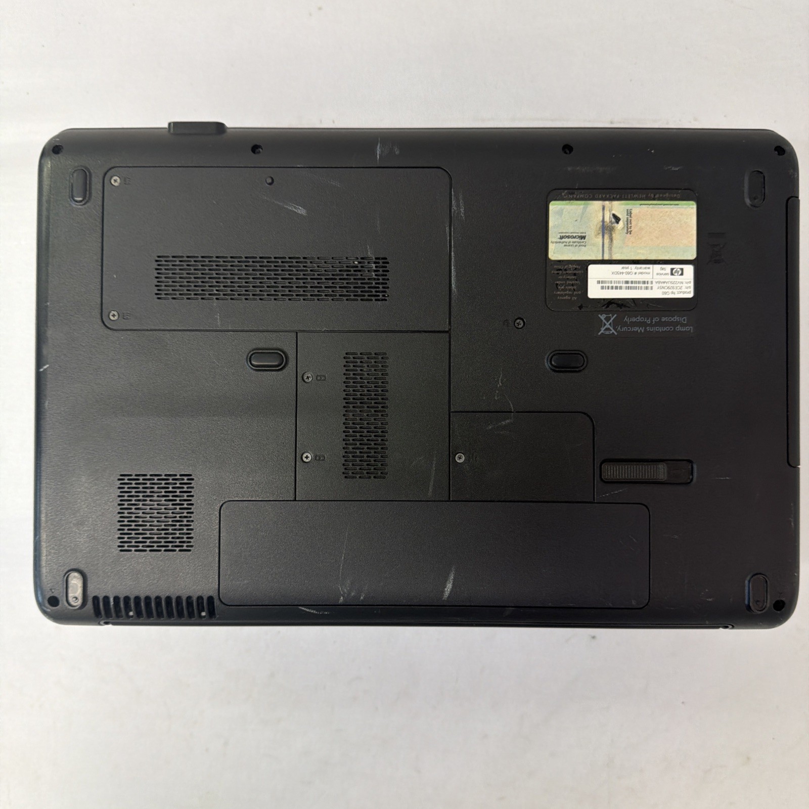 HP Notebook G60-445DX Laptop – Unknown if Screen is Good – RAM 4 GB – Read Des