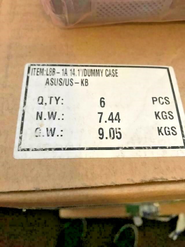 BRAND NEW ASUS “DUMMY” NOTEBOOK FOR DISPLAY ONLY – ATTN REALTORS & STAGING RM2