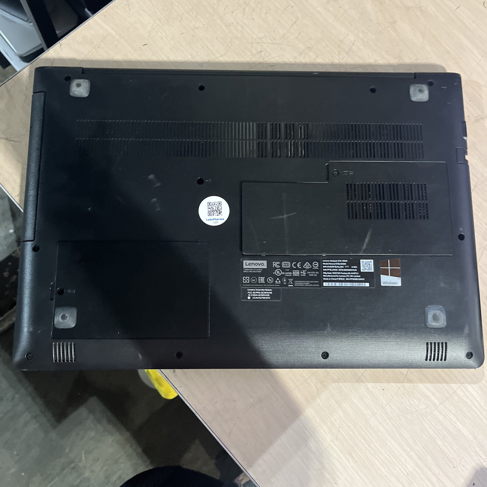 LENOVO IDEAPAD 310-15ISK INTEL CORE I7 8GB RAM NO HD “