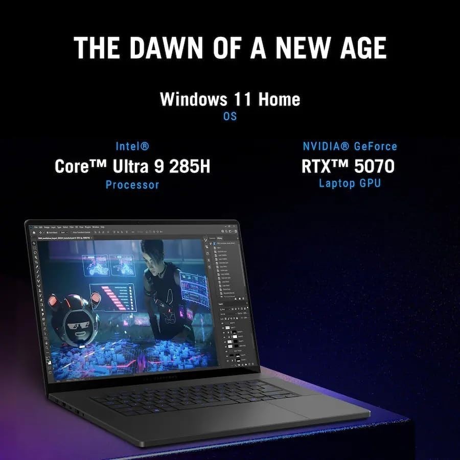 ASUS ROG Zephyrus G16 16″ 2.5K OLED 240Hz Gaming Laptop Intel Core Ultra 9 285H