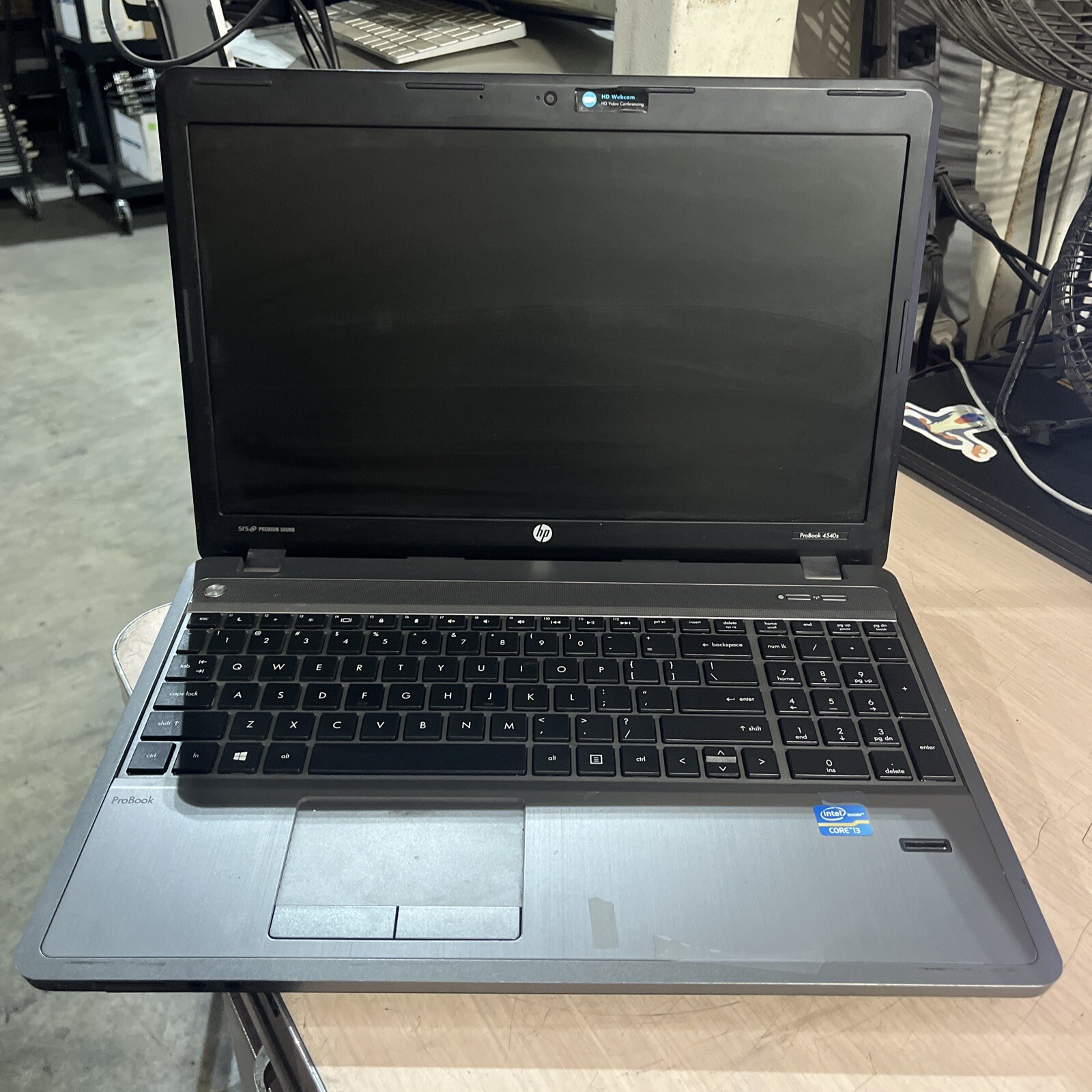 HP PROBOOK 4540S INTEL CORE I3-3110M 2.40GHZ 4GB RAM NO HD 3