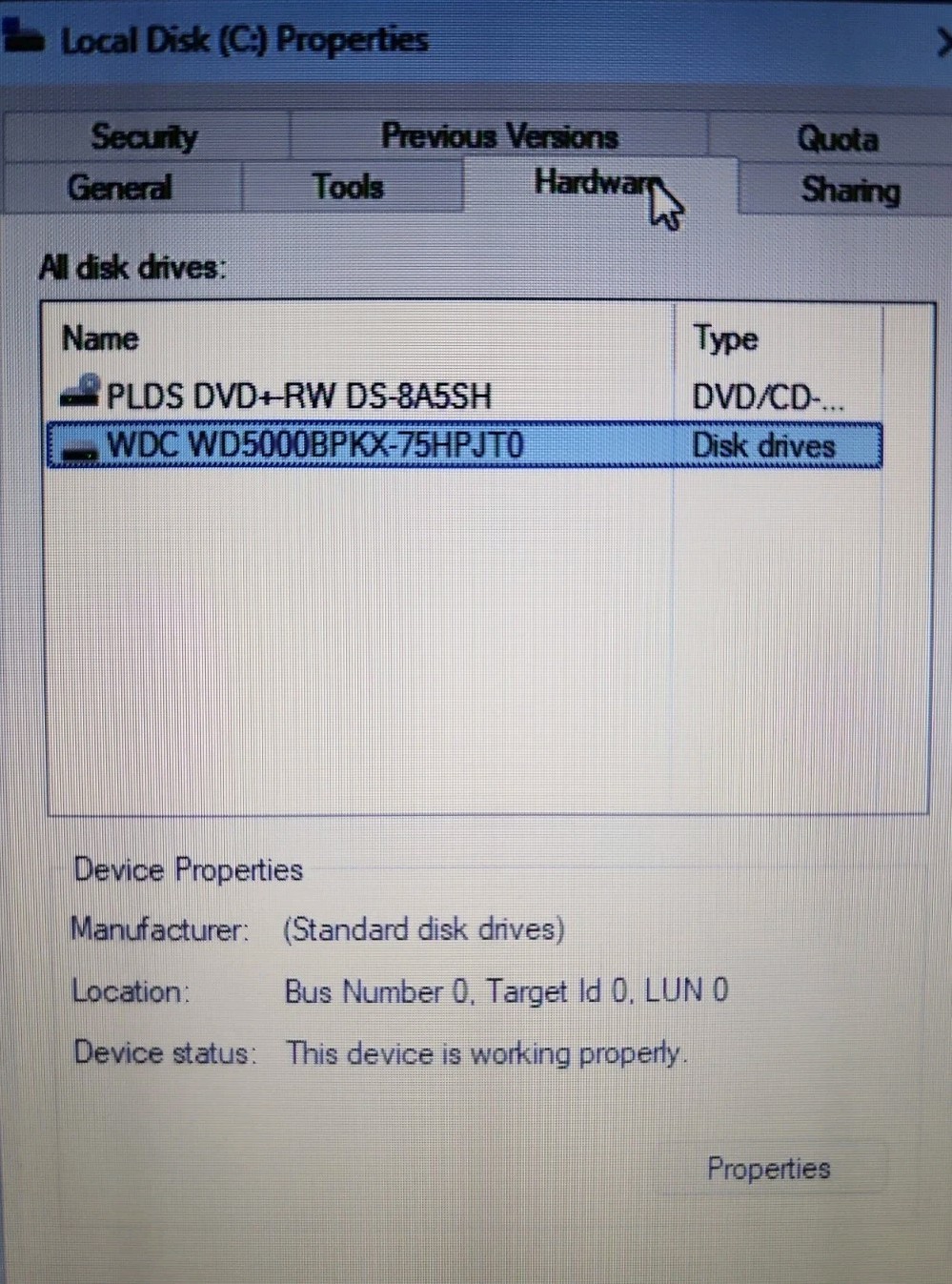 Dell Latitude E5520 i5-2520M CPU@2.5GHz 4GB RAM 500GB HDD No Batt(626A6)