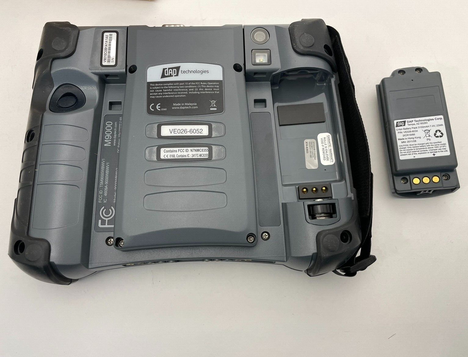 DAP Technologies M9010 Rugged 7′ Tablet Computer WM7 BT GPS M9010C0B1A1A1A0 NEW