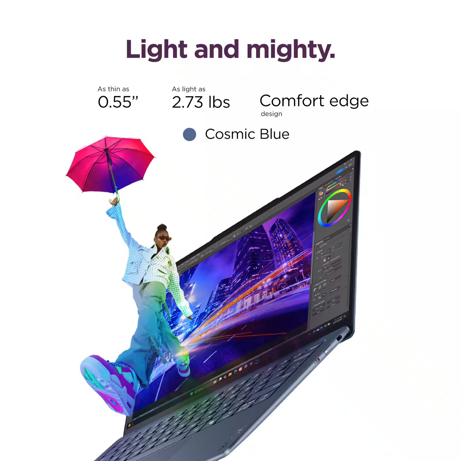 Lenovo – Yoga Slim 7x 14″ 2K OLED Touchscreen Laptop – Snapdragon X2 Elite X2…