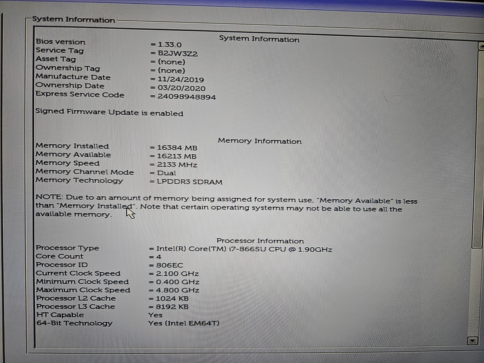 Dell Latitude 7400 2-in-1 i7-8665U 1.9GHz 16GB RAM 14 in 512GB NVMe Win 11 Pro