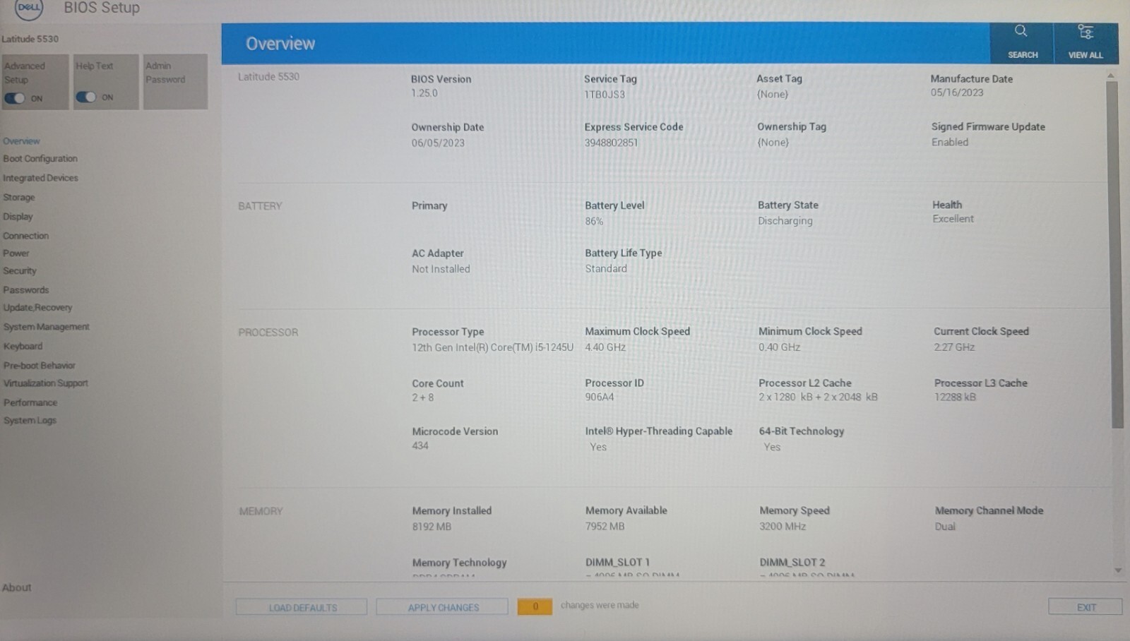 Dell Latitude 5530 | i7 12th Gen | 16 GB RAM | P104F001 | Grade B