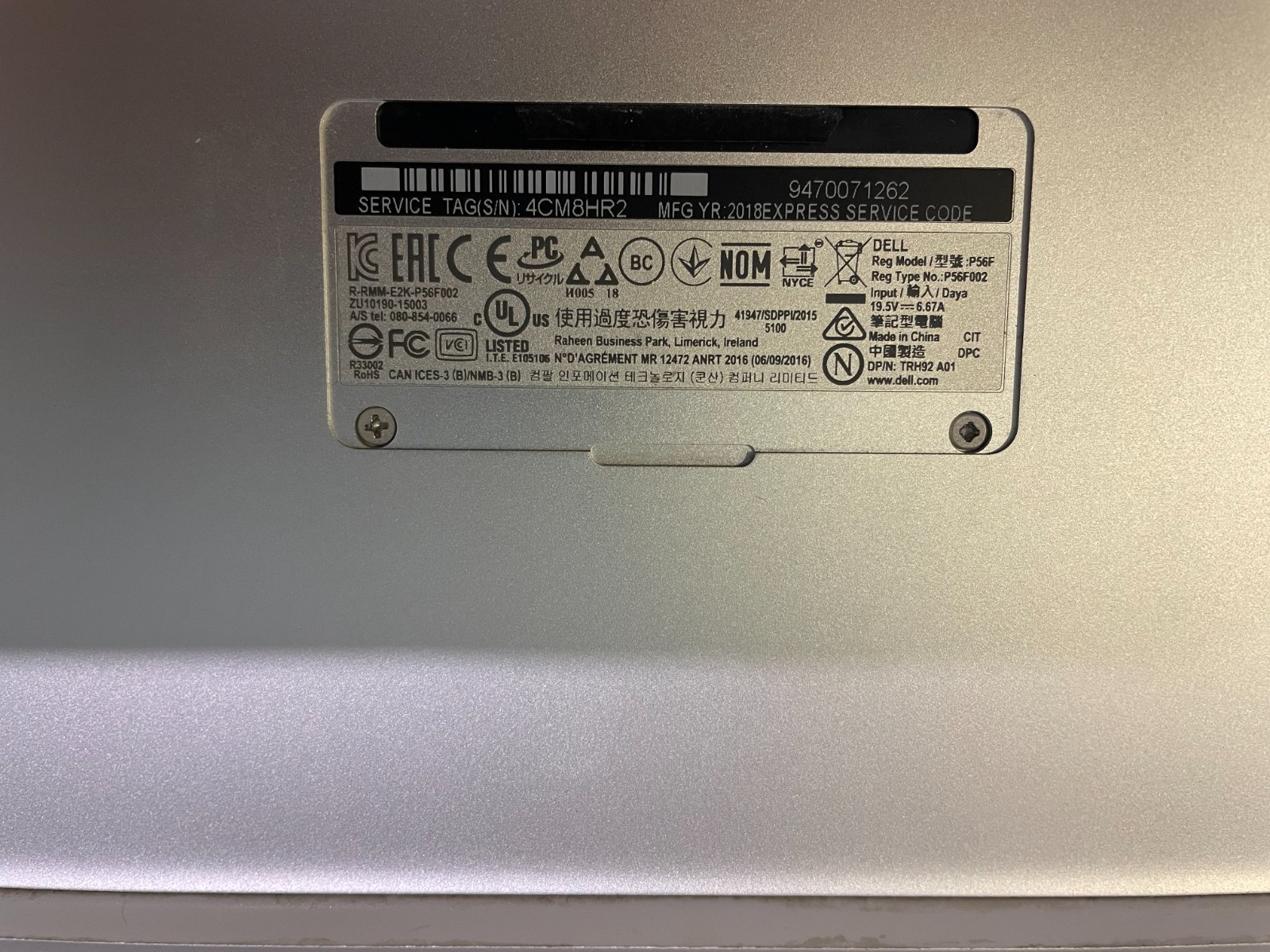 Dell XPS 9570 i7-8750H @2.20GHz, 24GB RAM, 1TB SSD, NVIDA 1050, 4k Touchscreen