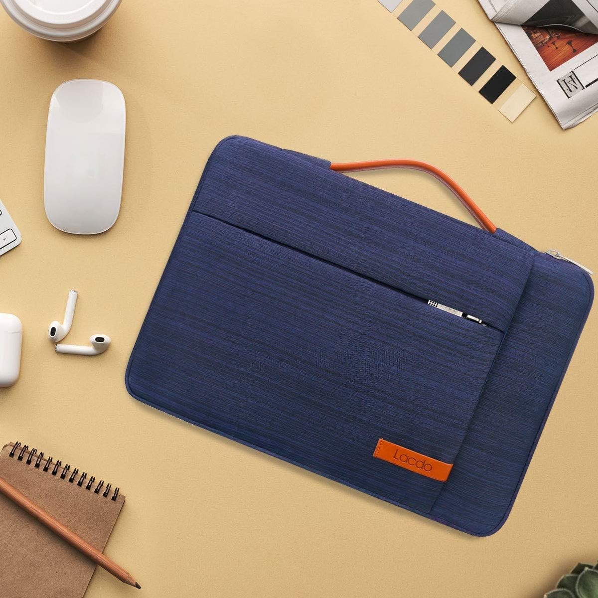 Blue 360° Laptop Sleeve Case for 16 Inch Dell, ASUS, Lenovo, Acer, HP Models