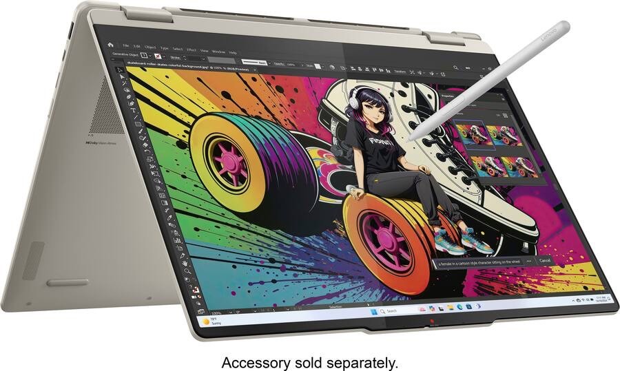 Lenovo Yoga 7-16 AMD Ryzen AI 7 350 16GB RAM 1TB SSD – Seashell 1 Year Warranty
