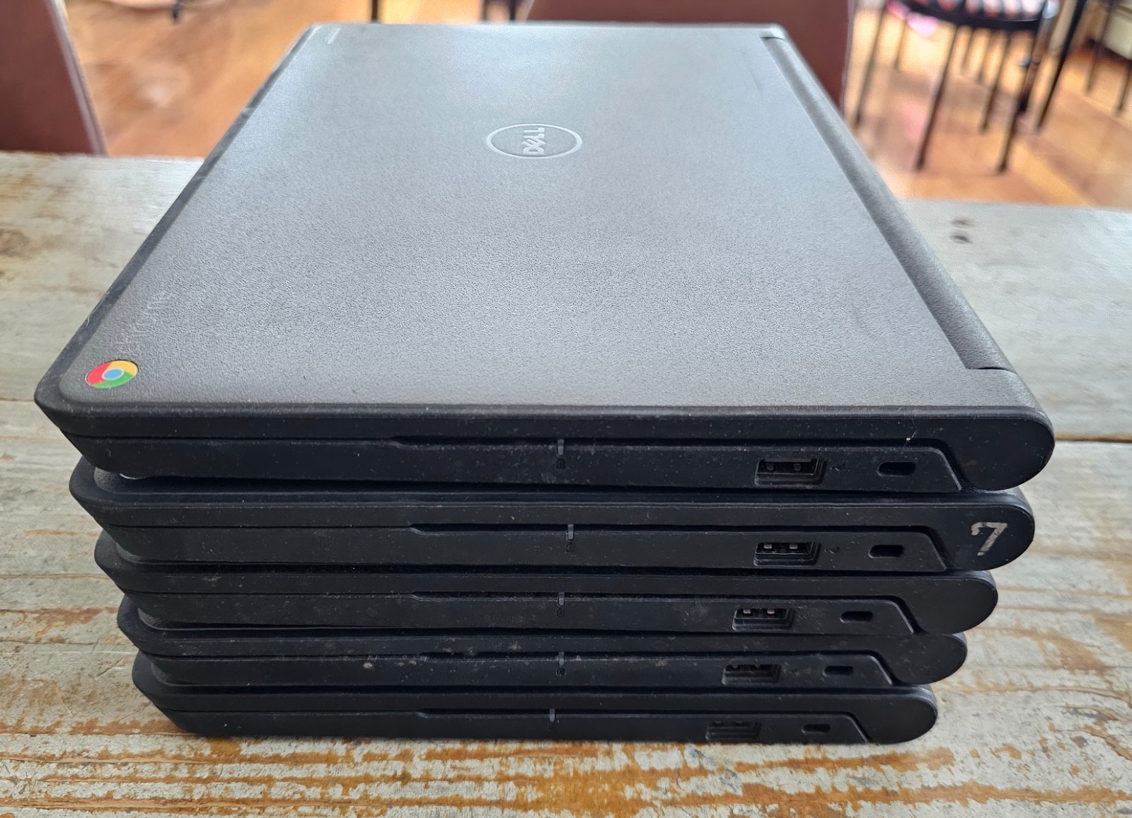 Lot of 5 Dell Chromebook 11 3120 model P22T001 READ