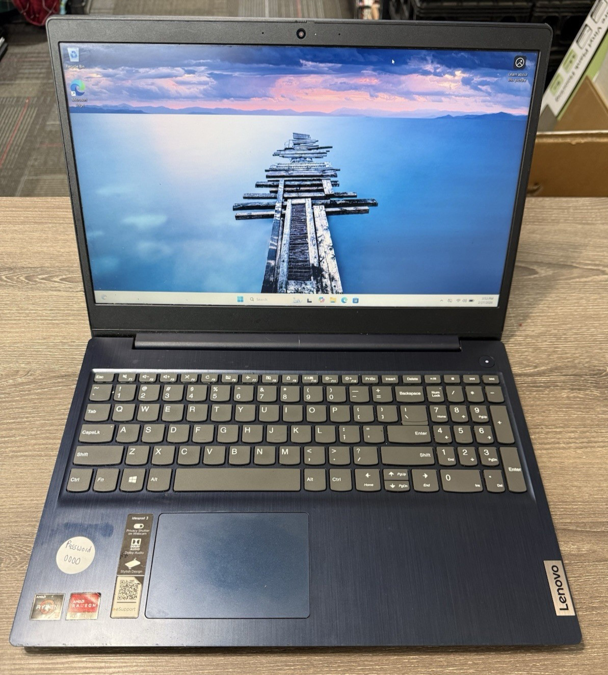 LENOVO IDEAPAD 3 15ADA05 | AMD RYZEN 5 3500U 8GB RAM 2.1GHZ AS IS NEEDS REPAIR