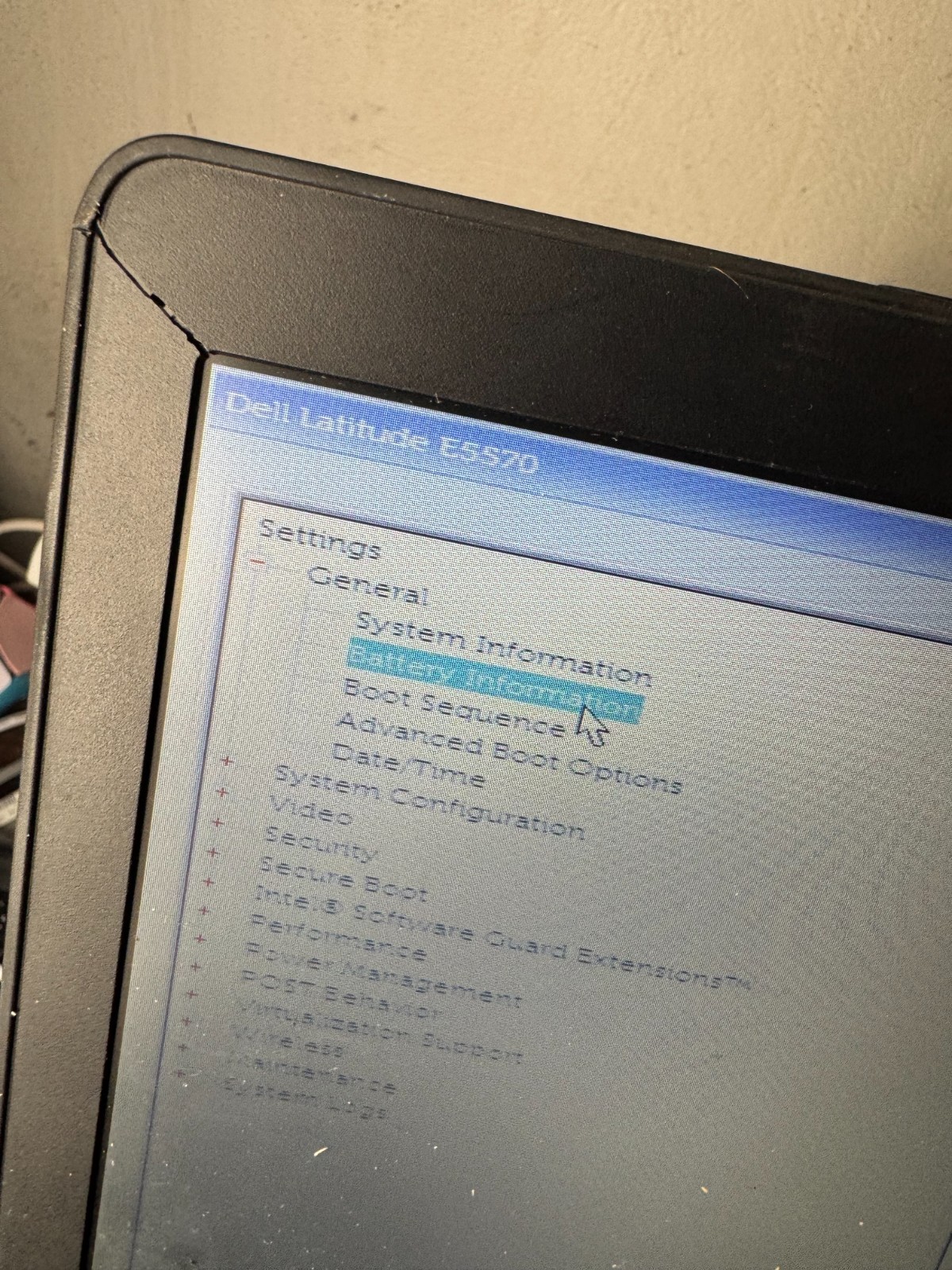 DELL LATITUDE E5570 INTEL CORE I5-6300U 8GB RAM Laptop for Parts/Repair #5036