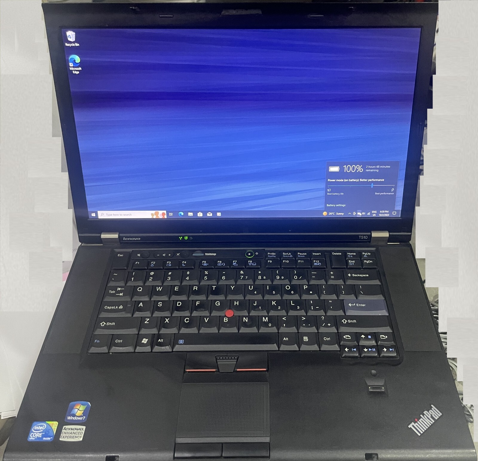Lenovo ThinkPad T510 i5-M 520 2.40 GHz 6GB RAM 128 GB SSD