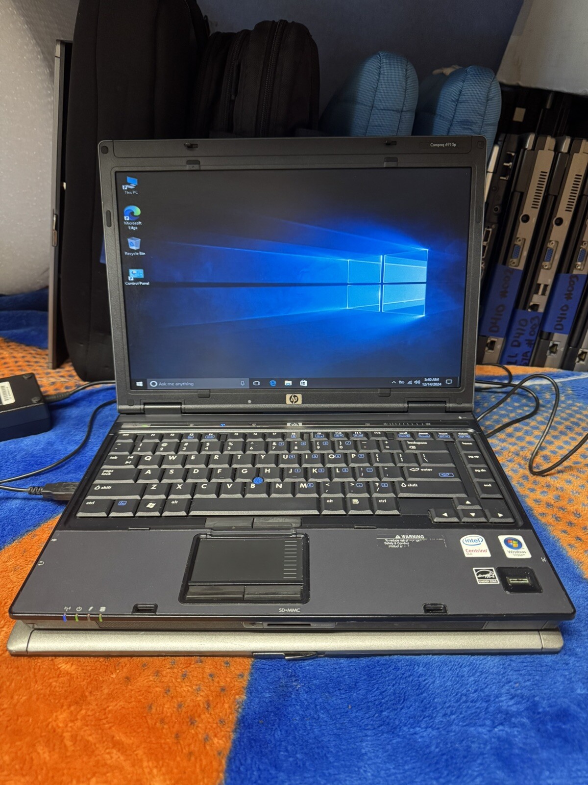 HP Compaq 6910p 14”, Win10pro, Intel C2D 2.0, , 160GB, , 2GB, DVD-RW, Wifi #002