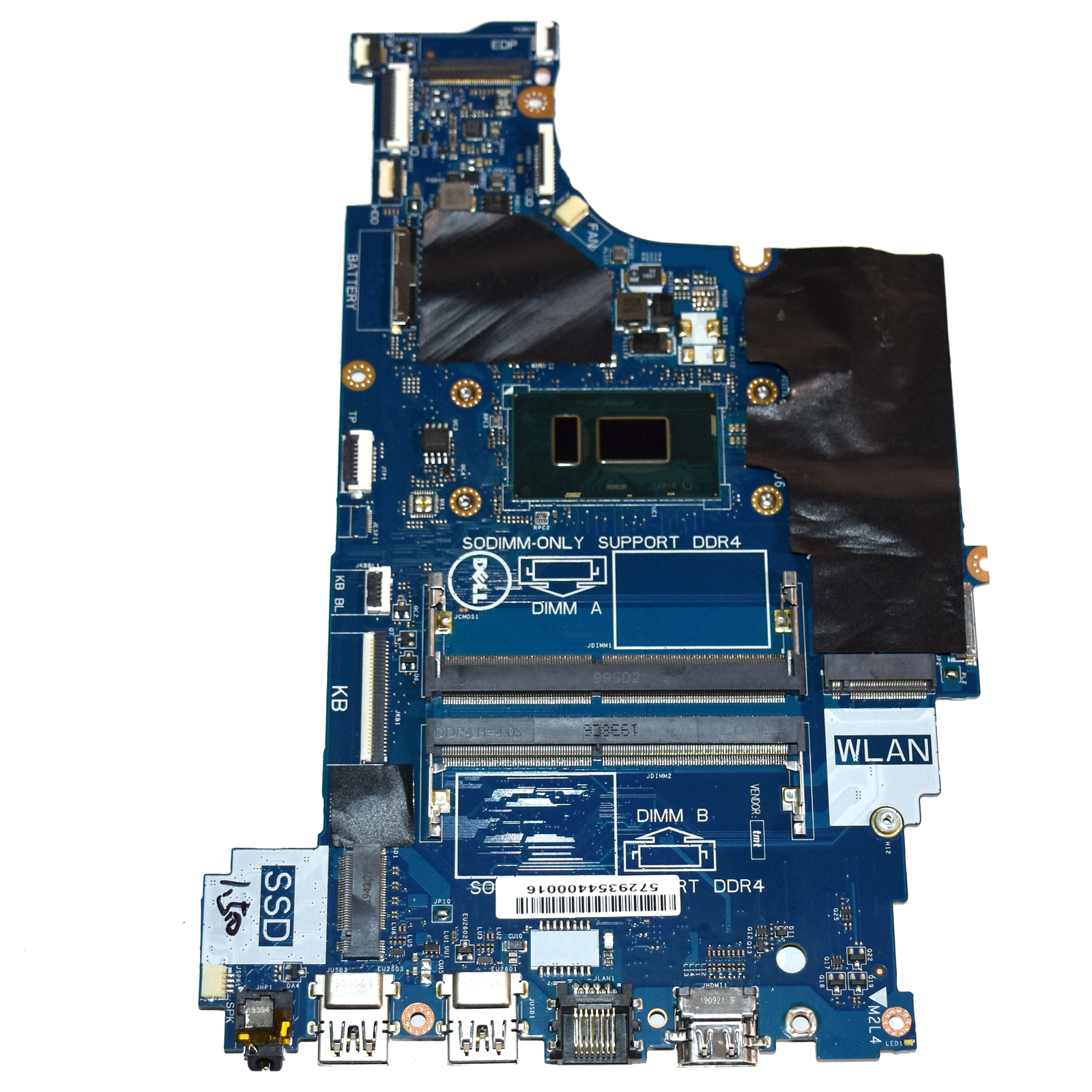 Dell Inspiron 3481 3581 Motherboard Core i3-8130U 2.3GHz LA-G714P M5KN5 XXN5K