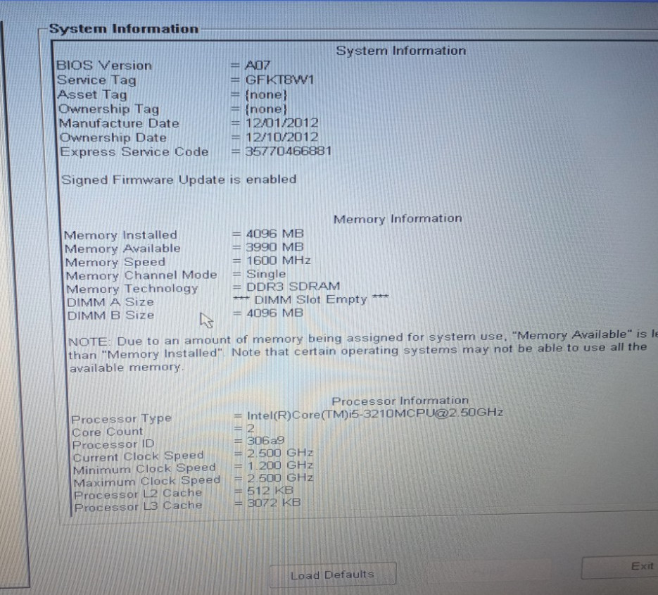Lot(3) Dell Lat. E5530/E6520/E6530 i5&i7-2nd&3rd Gens 4GB RAM No HDD/Batt MC397*