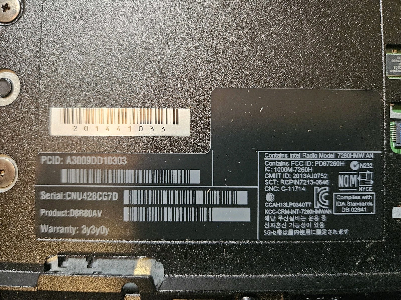 HP EliteBook 840 G1 14″ Intel Core i5 512gb Hdd
