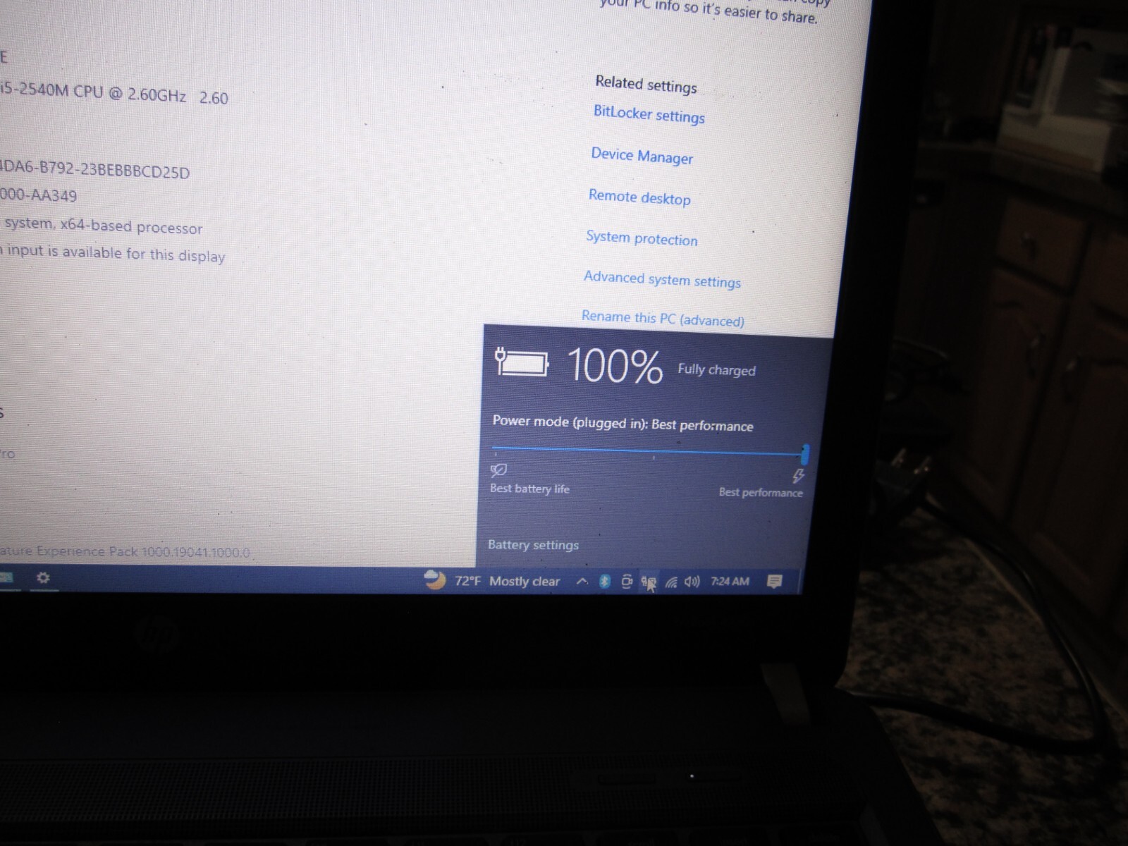 HP ProBook 4430S Laptop Core i5 2.6 GHz 8GB RAM 256GB SSD Win 10 Pro