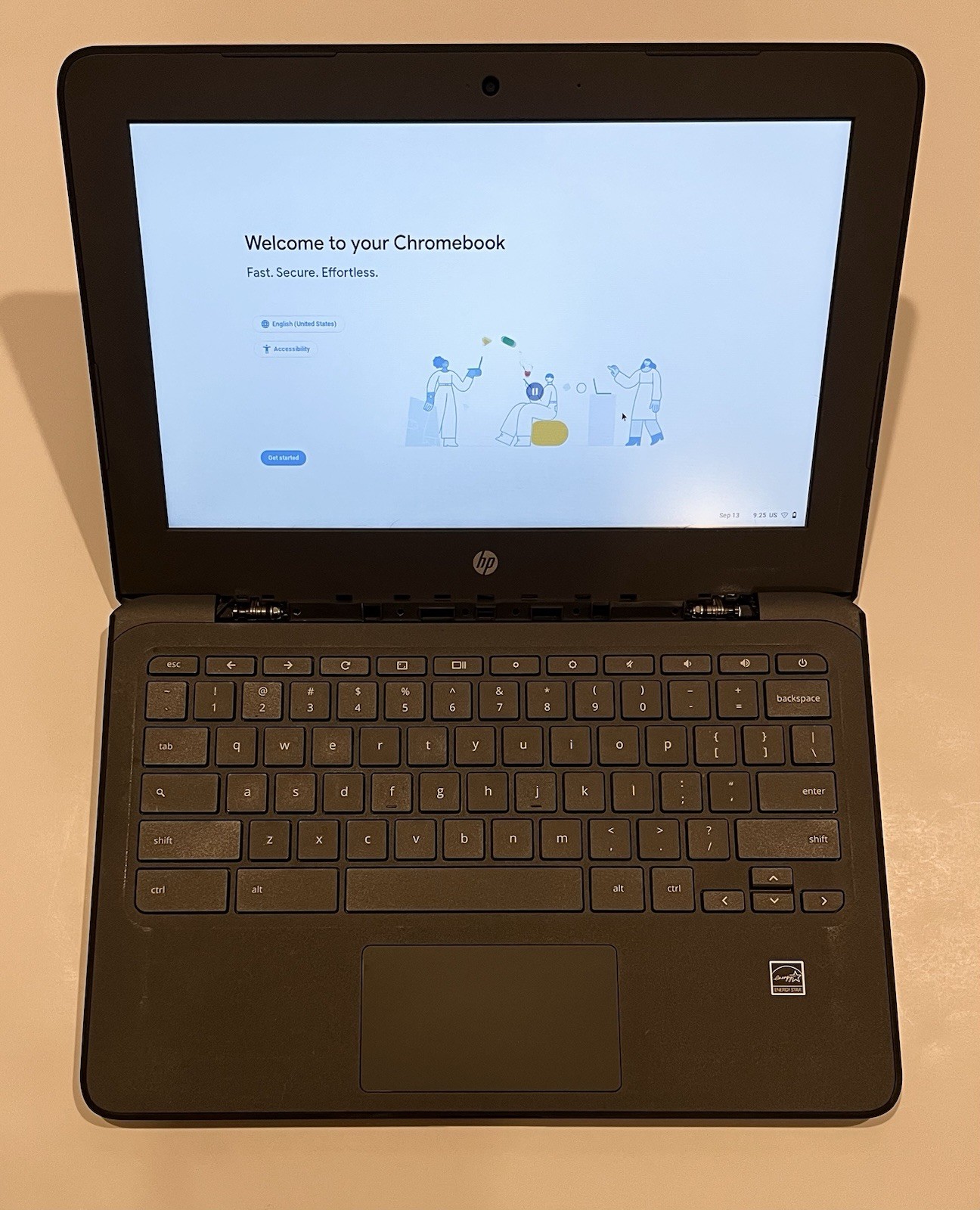 HP Chromebook 11 G6 EE 11.6″ Laptop 16GB, 4GB RAM, Gray