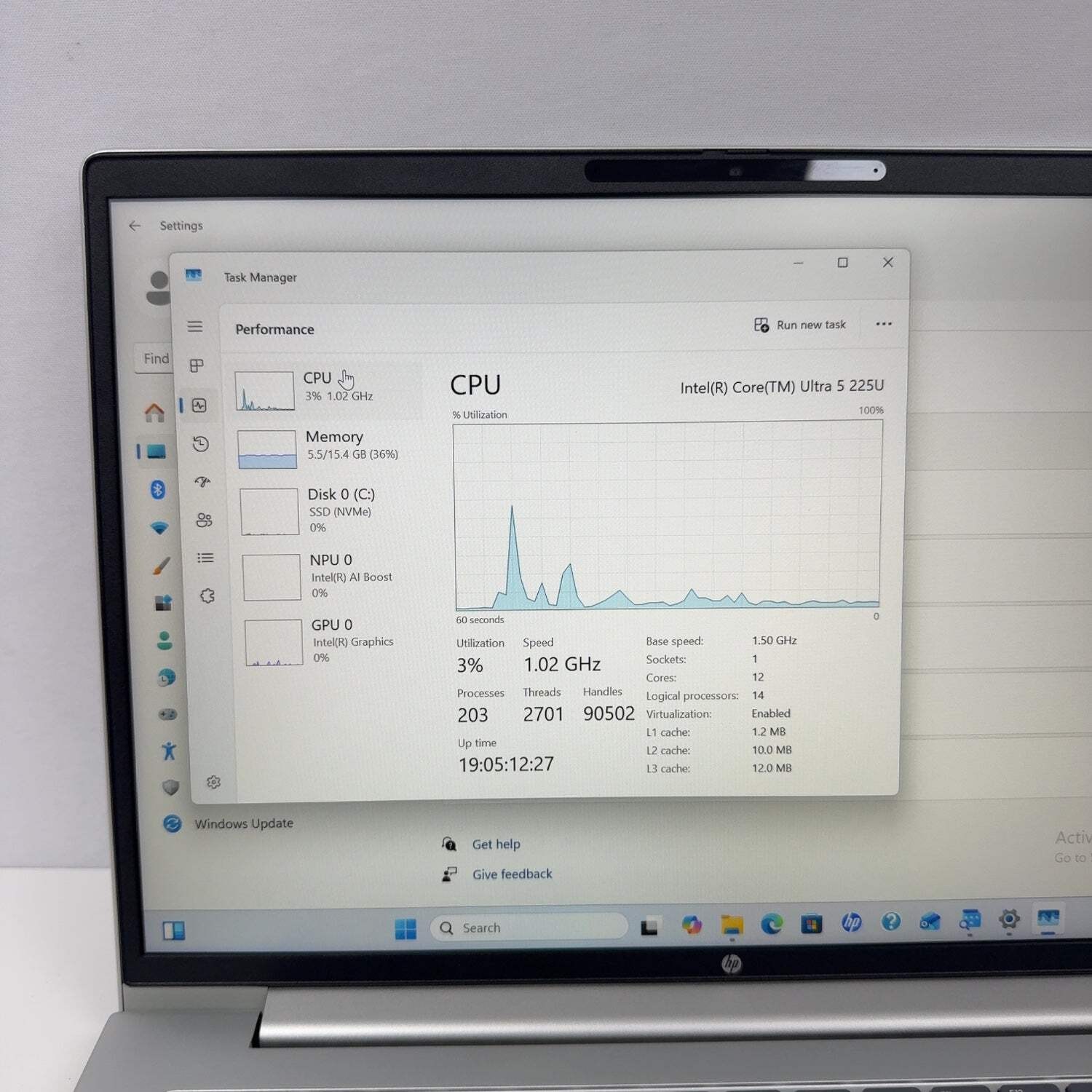 New HP probook 4 g1i 14 14″ ultra 5 1.5GHz 16GB RAM 256GB SSD