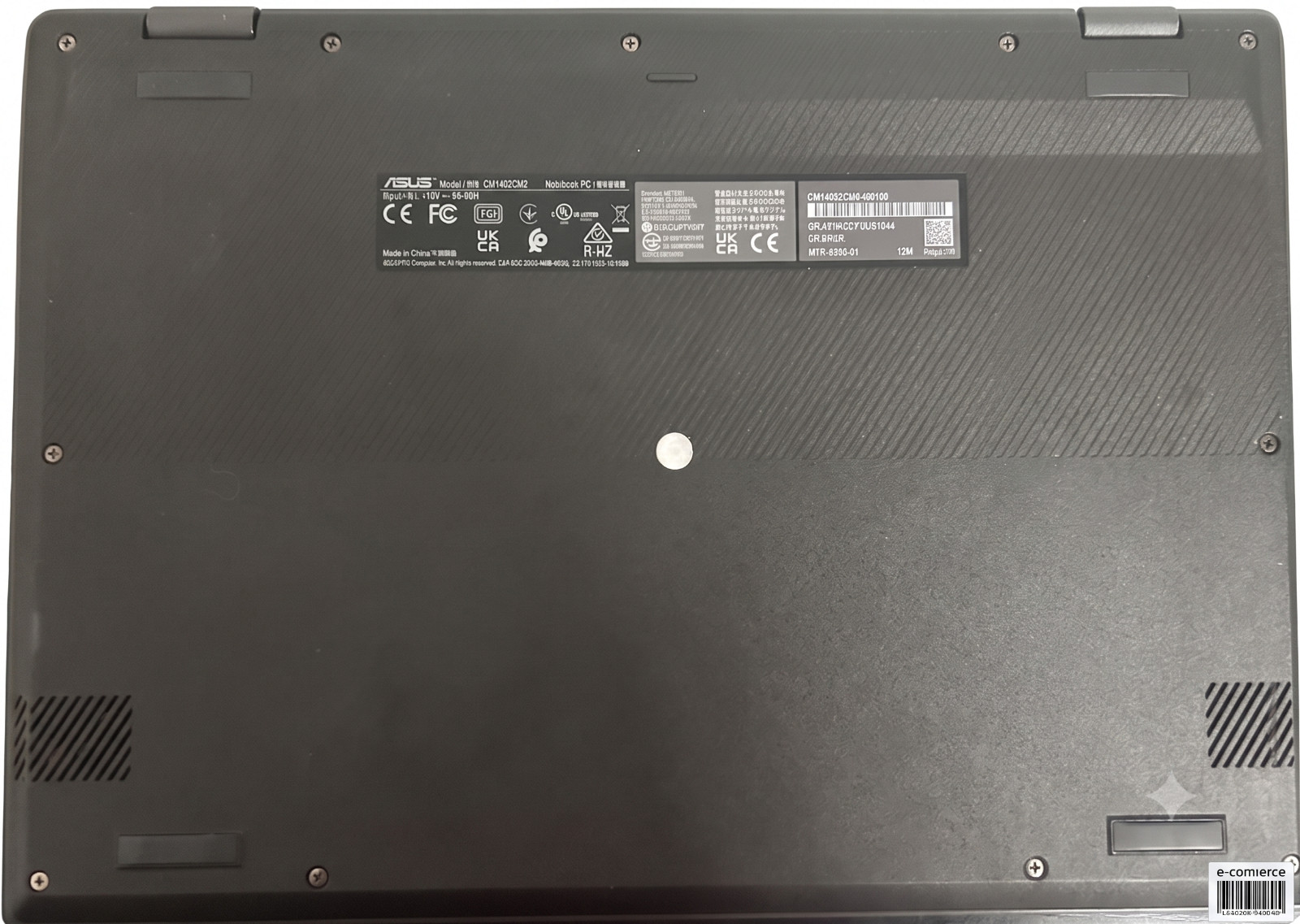 ASUS Chromebook CM14 CM1402 14″ Laptop MediaTek 4GB 64GB Gray – Charger Inc