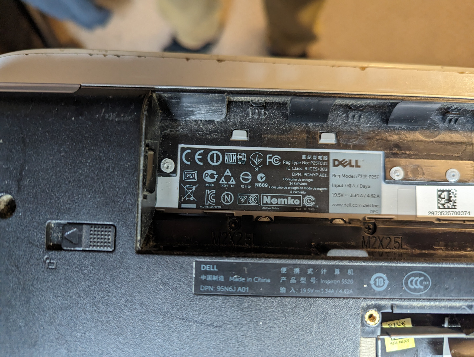 Dell inspiron 5520
