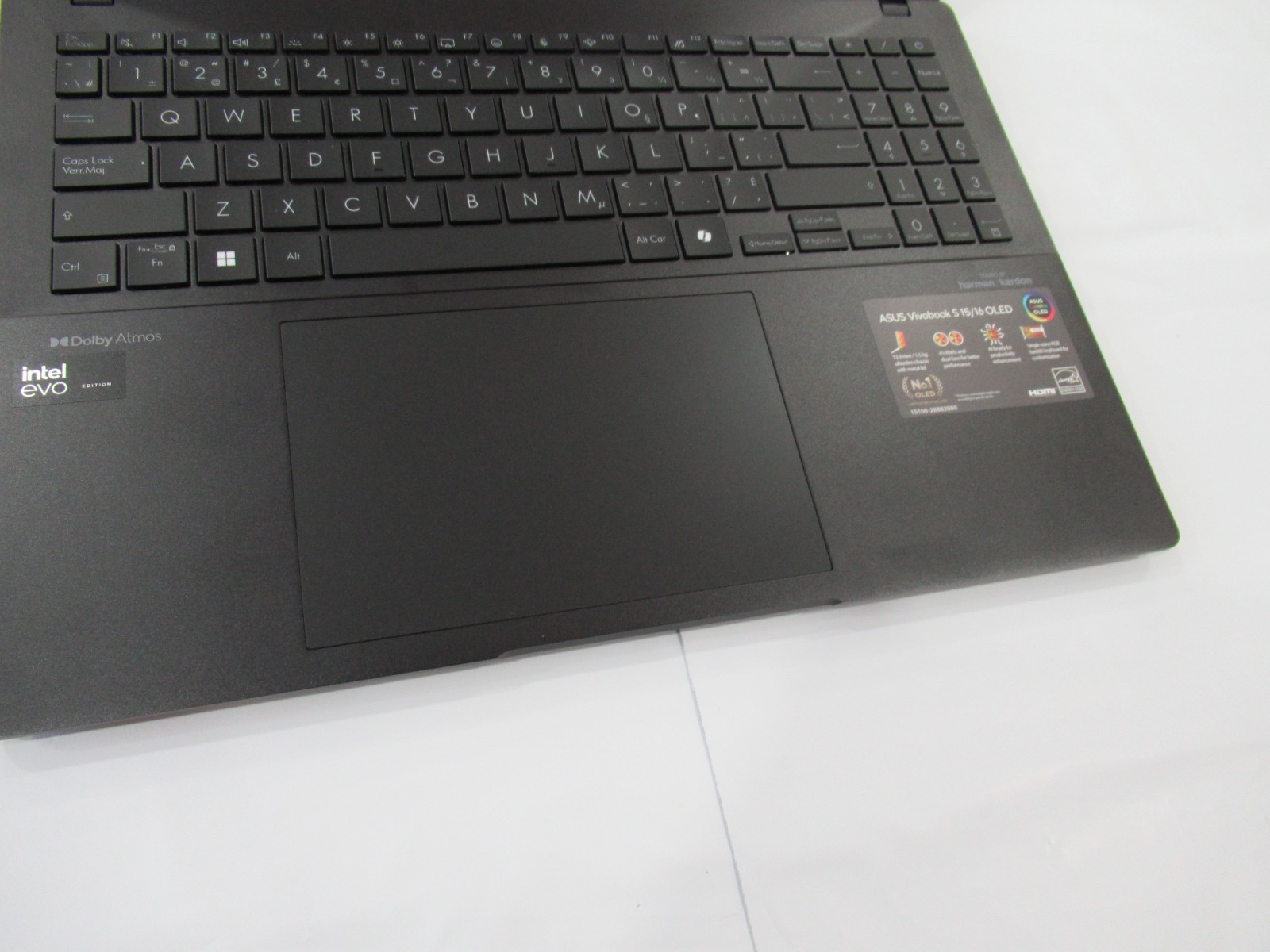 ASUS Vivobook S 16 OLED 16″ Laptop – Neutral Black Intel EVO Ultra 9 – 185H/16G
