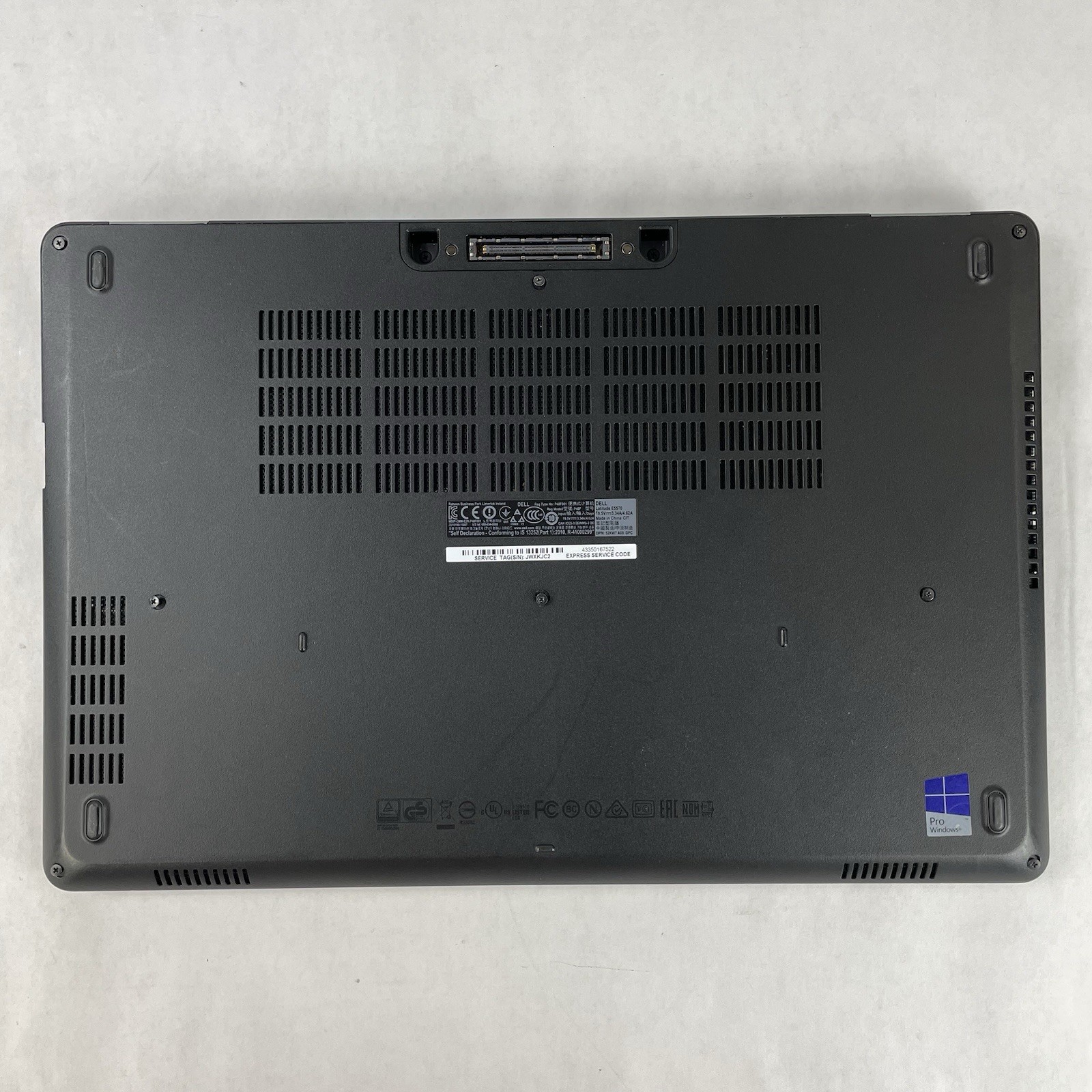 Dell Latitude E5570 15.6″ i5-6300U 2.40 GHz 8 GB RAM No SSD No OS No AC