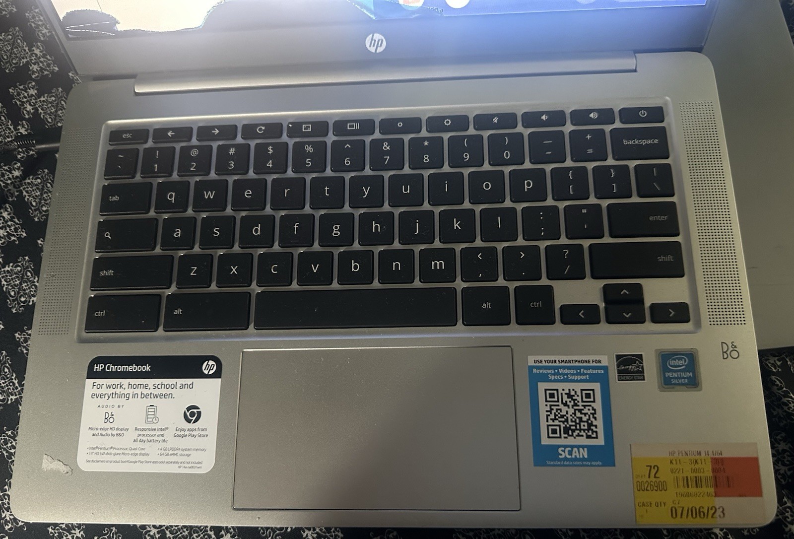 HP 14a-na0031wm 14″ HD Pentium Silver N5000 1.1GHz Intel UHD Graphics 605 4GB