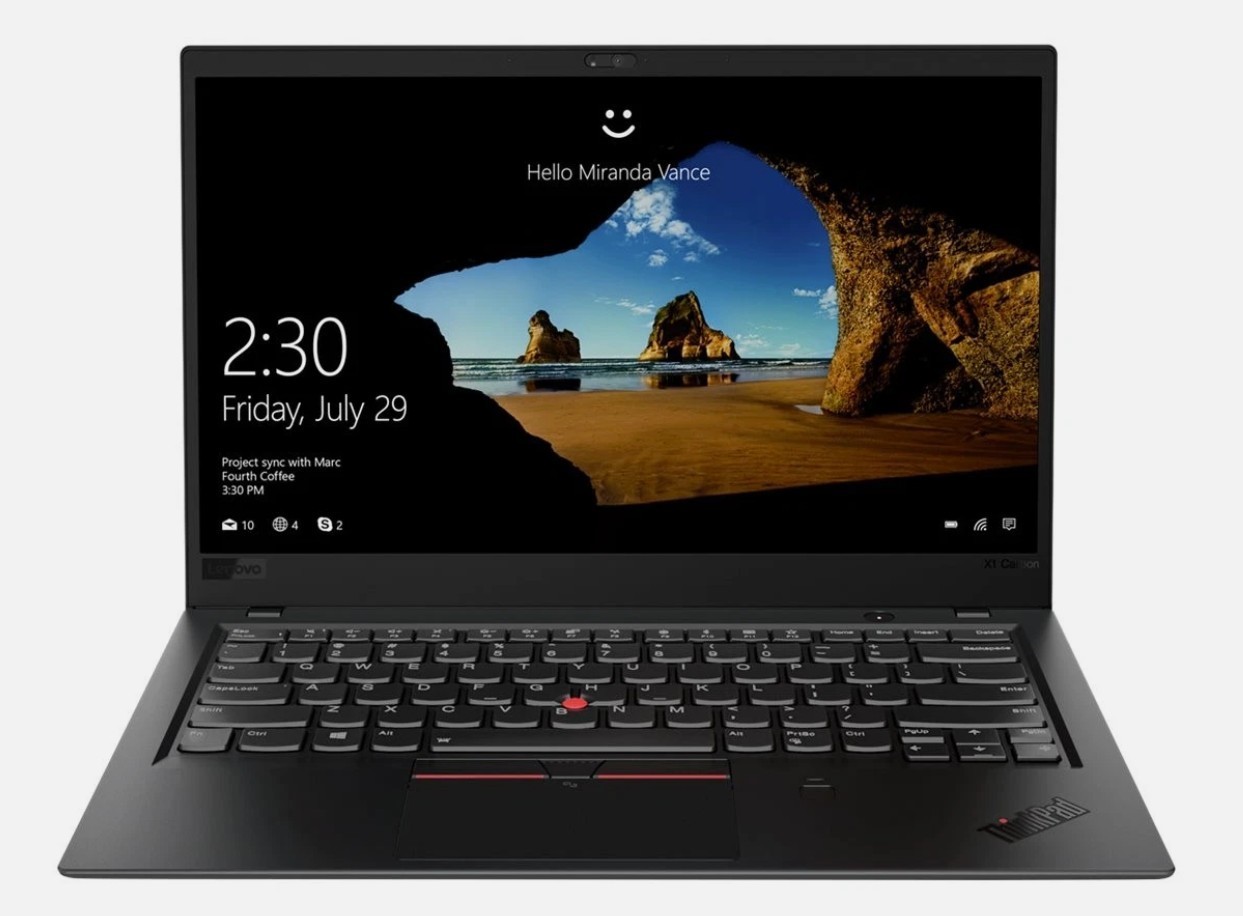 14″ Lenovo X1 Carbon Laptop: Intel i7 up to 4.00 GHz! 8GB RAM – 256GB NVME SSD!