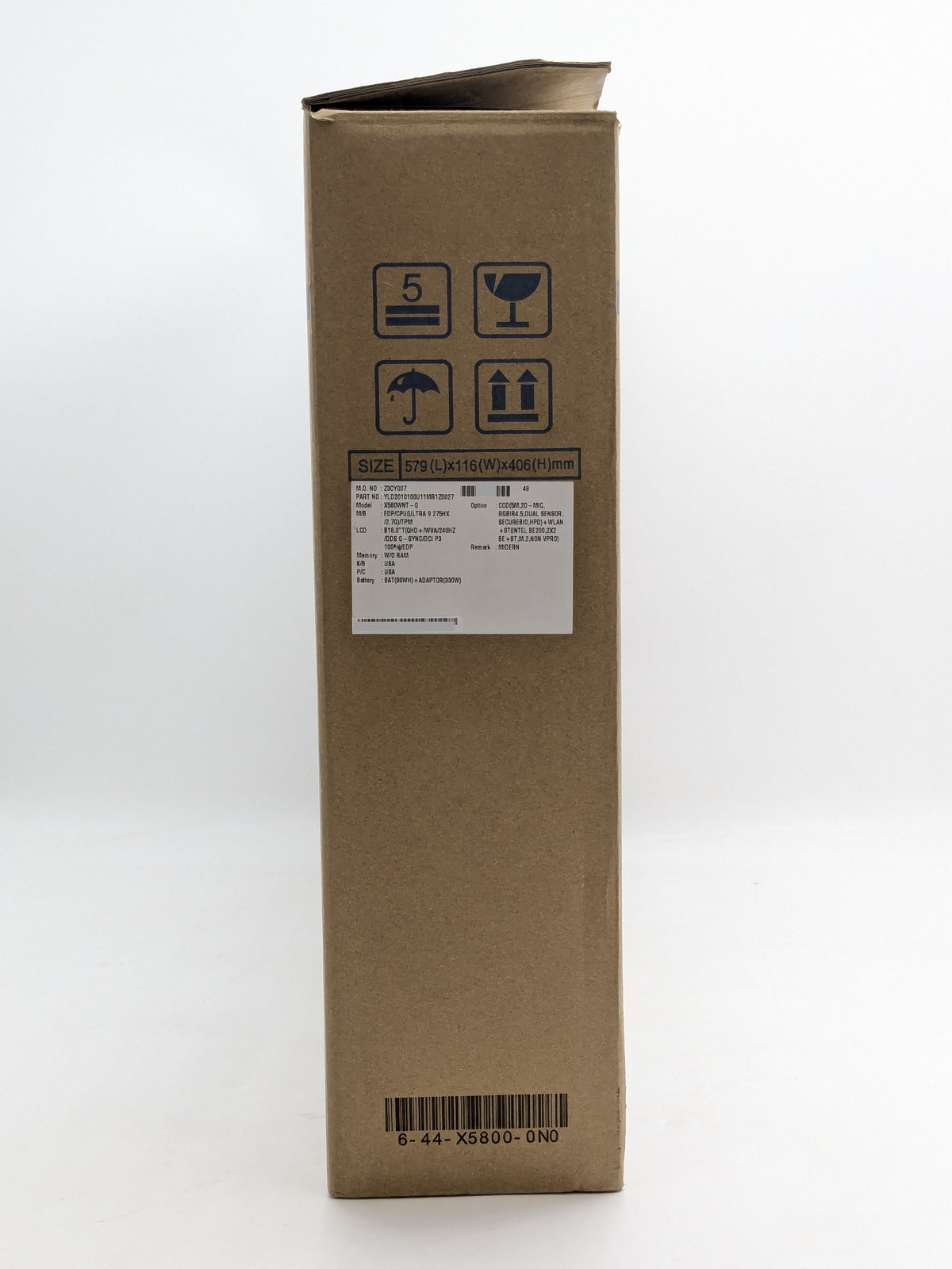 Unbranded Clevo X580WNT 18″ Ultra 9 275HX 64GB DDR5 GeForce RTX 5090 No OS