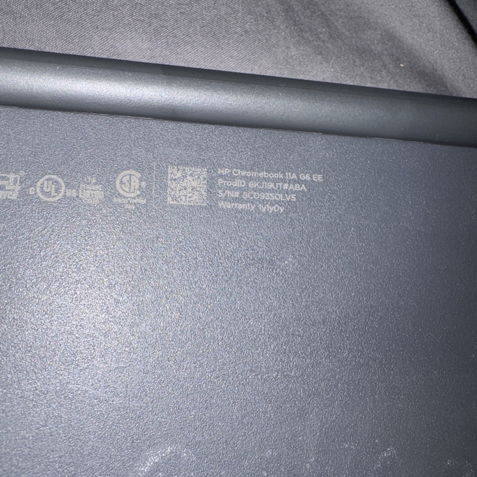 HP Chromebook 11 G6 EE 11.6″ 16GB N3350 ChromeOs dark gray runs well nice clean