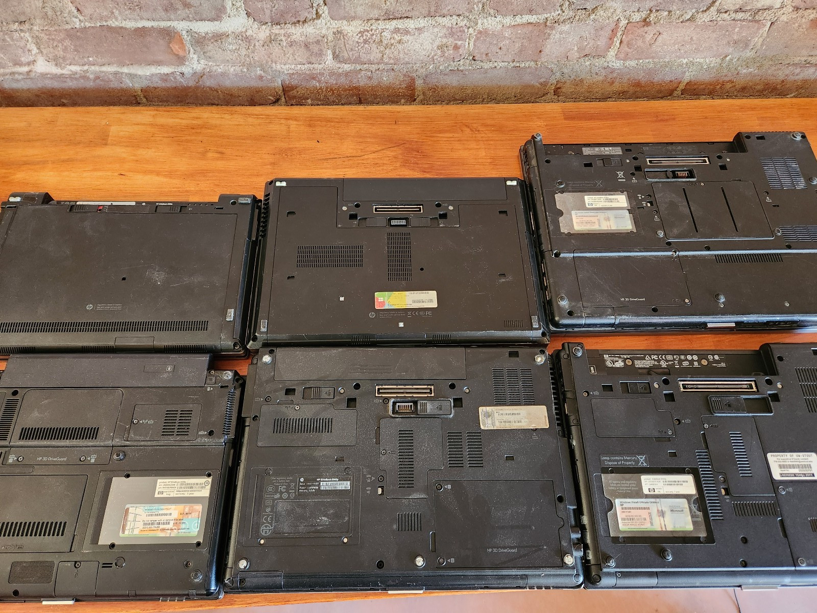 Mixed Lot of 8 HP EliteBooks 8730w 6930p 8440p 8470p See Description