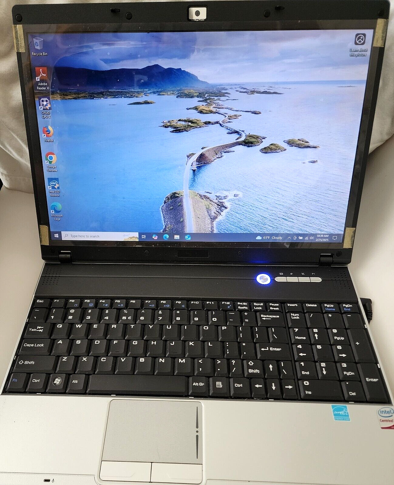 MSI PR601 Windows 10 Laptop 240GB SSD 4GB RAM DVD Burner – MINT