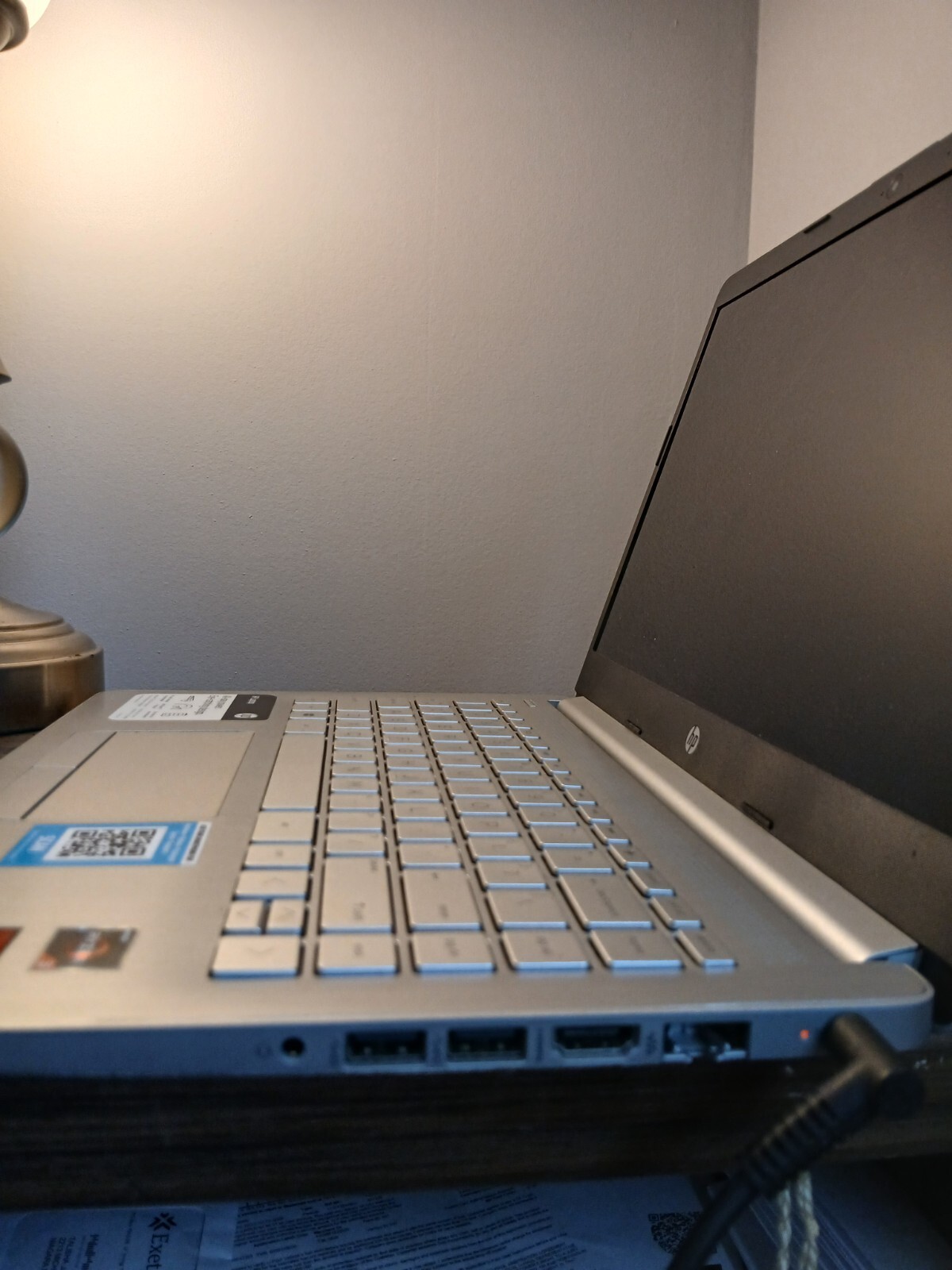Used Silver 14′ HD HP Laptop with installed TIKTOK App