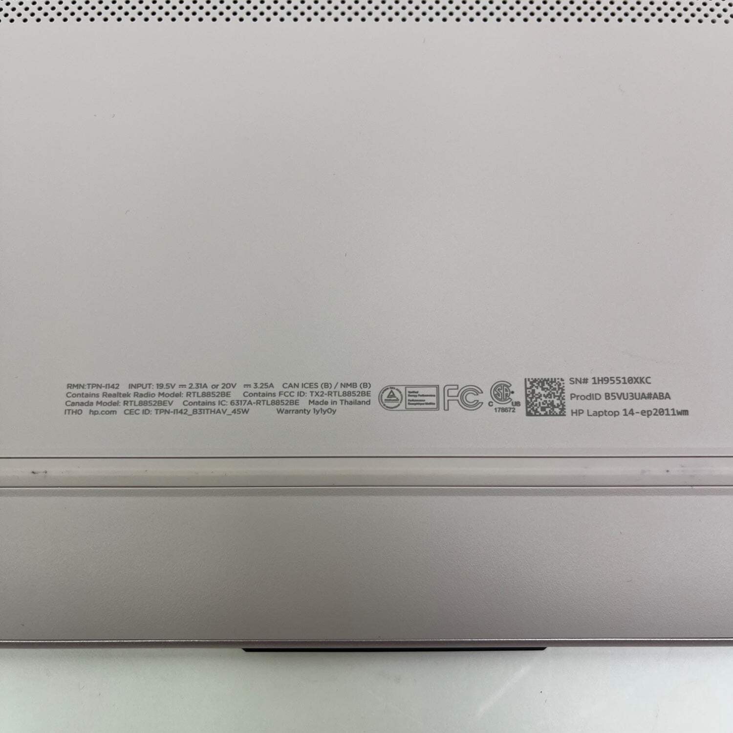 HP Laptop 14-EP2011WM 14″ N150 .8GHZ 4GB RAM 128GB SSD