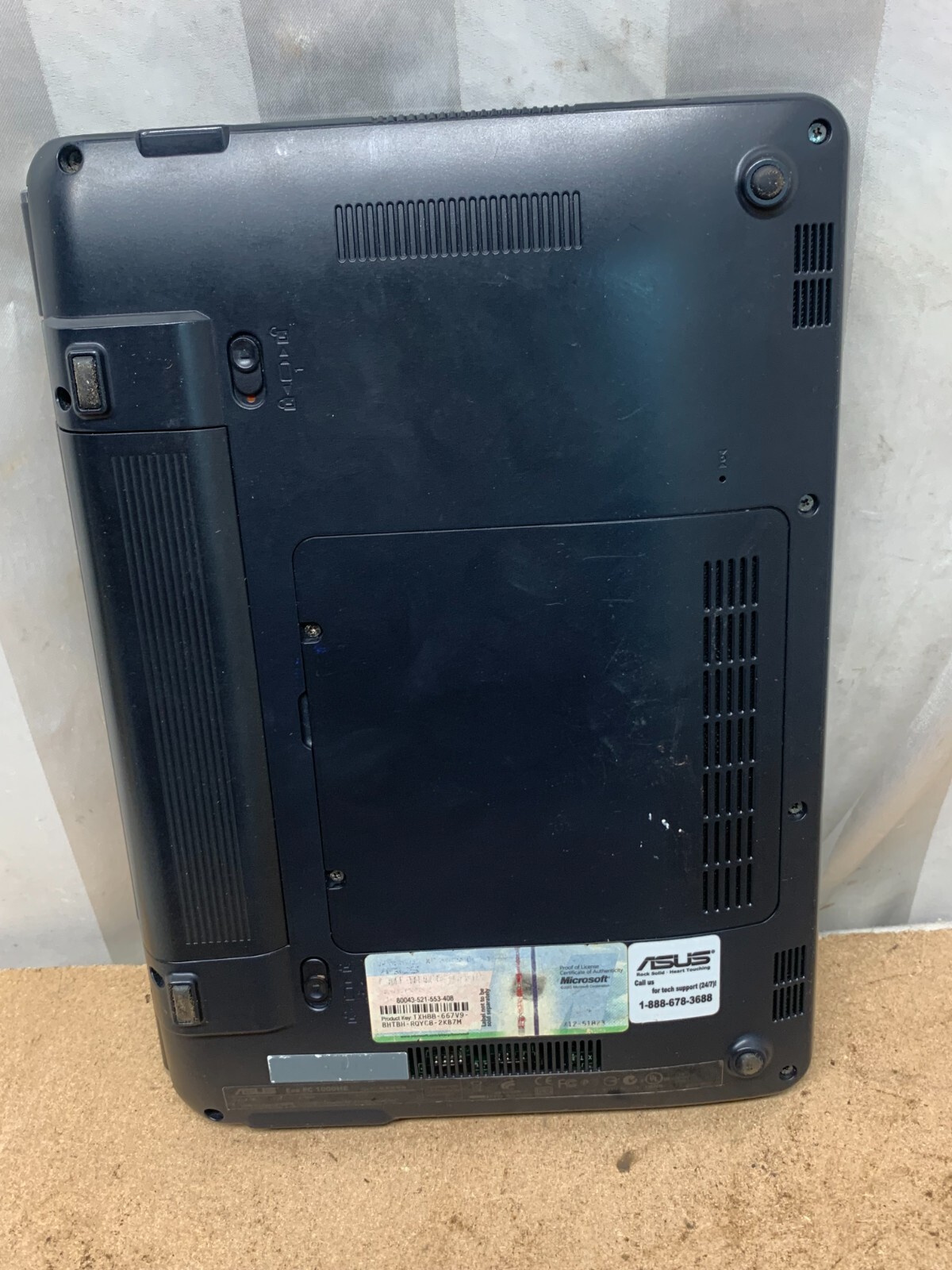 Asus Eee PC100HE Laptop Notebook Computer 10″ AS IS PARTS REPAIR