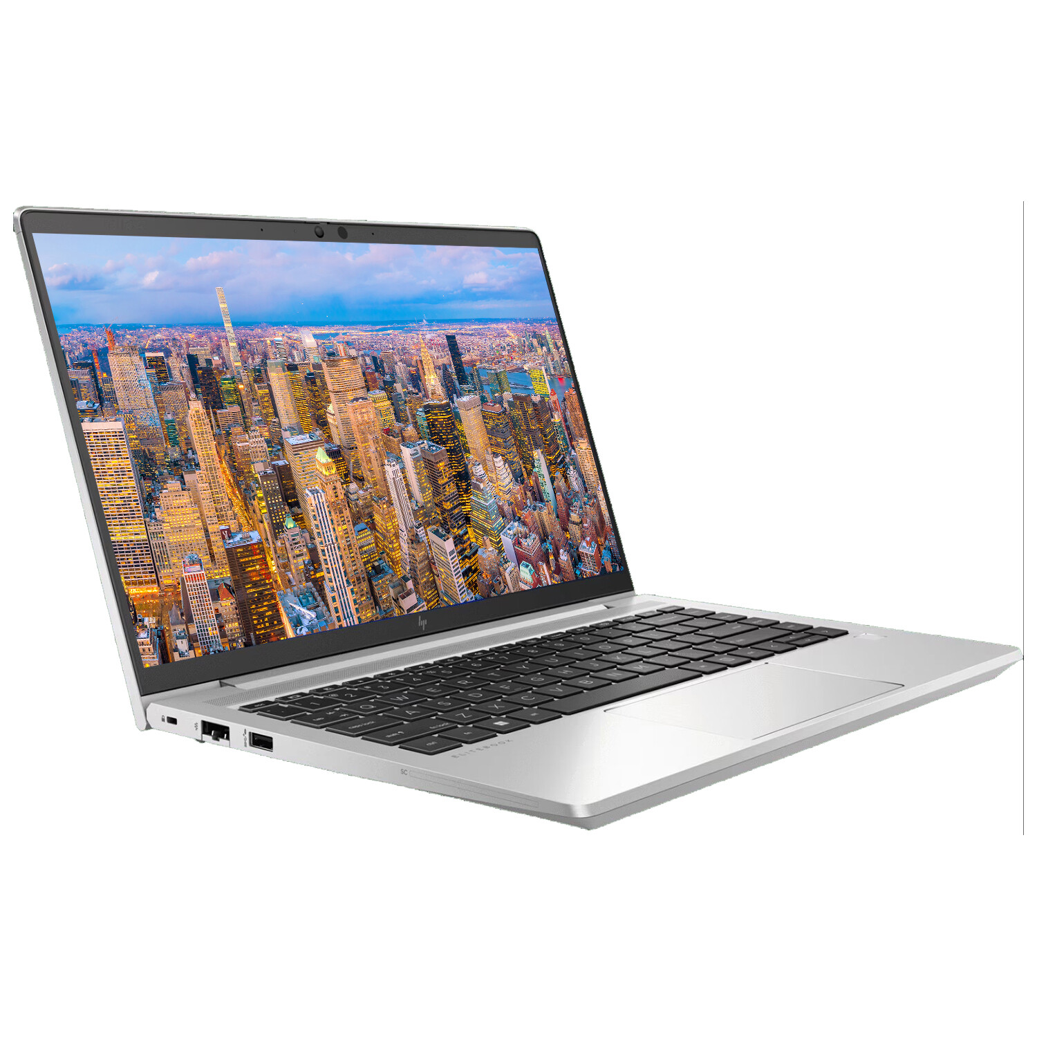 HP EliteBook 645 G10 14″, 16GB RAM Notebook with 2 x EliteDisplay 27″ Monitors