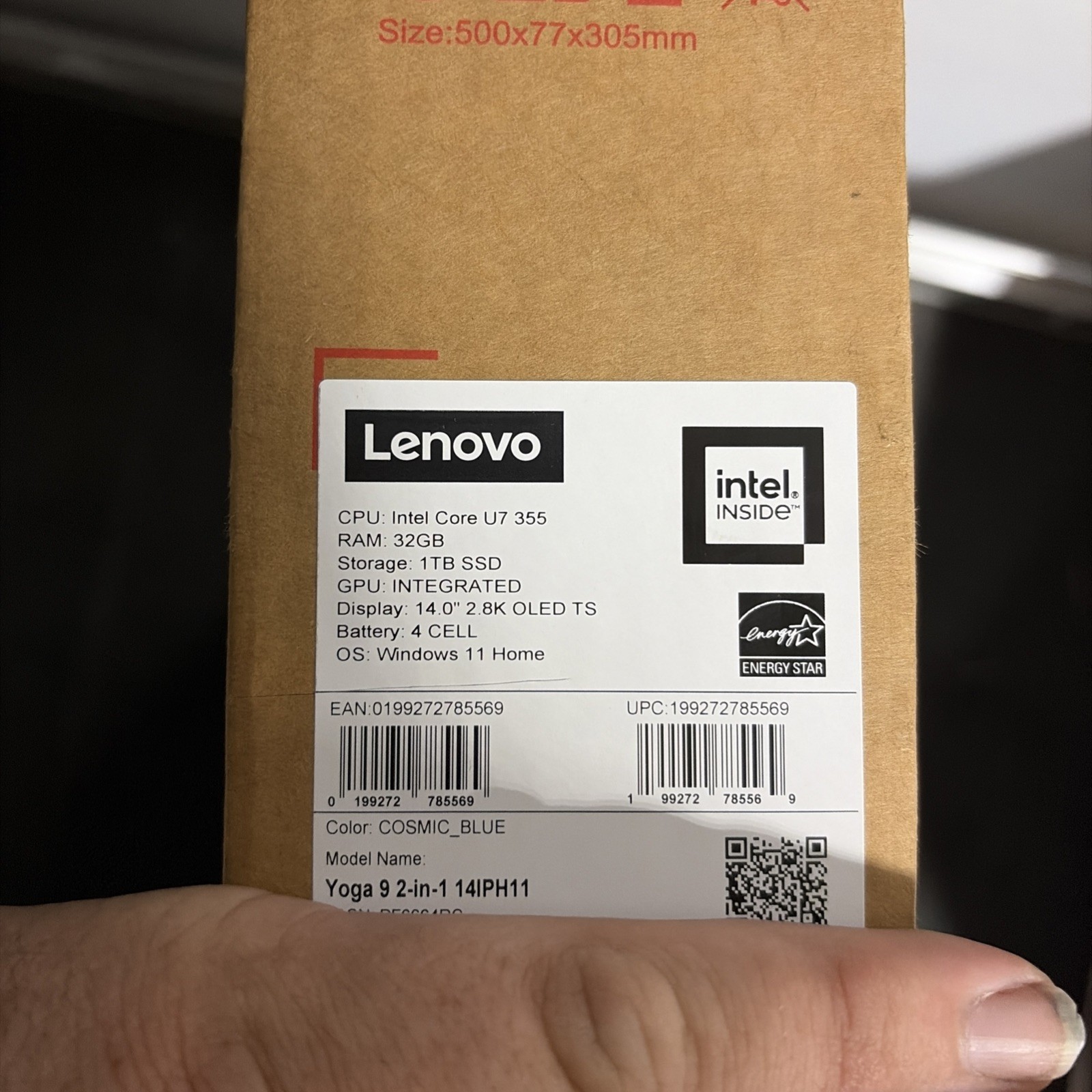 Lenovo – Yoga 9i 2-in-1 Aura Edition 14″ 3K OLED Touchscreen Laptop – Core Ul…