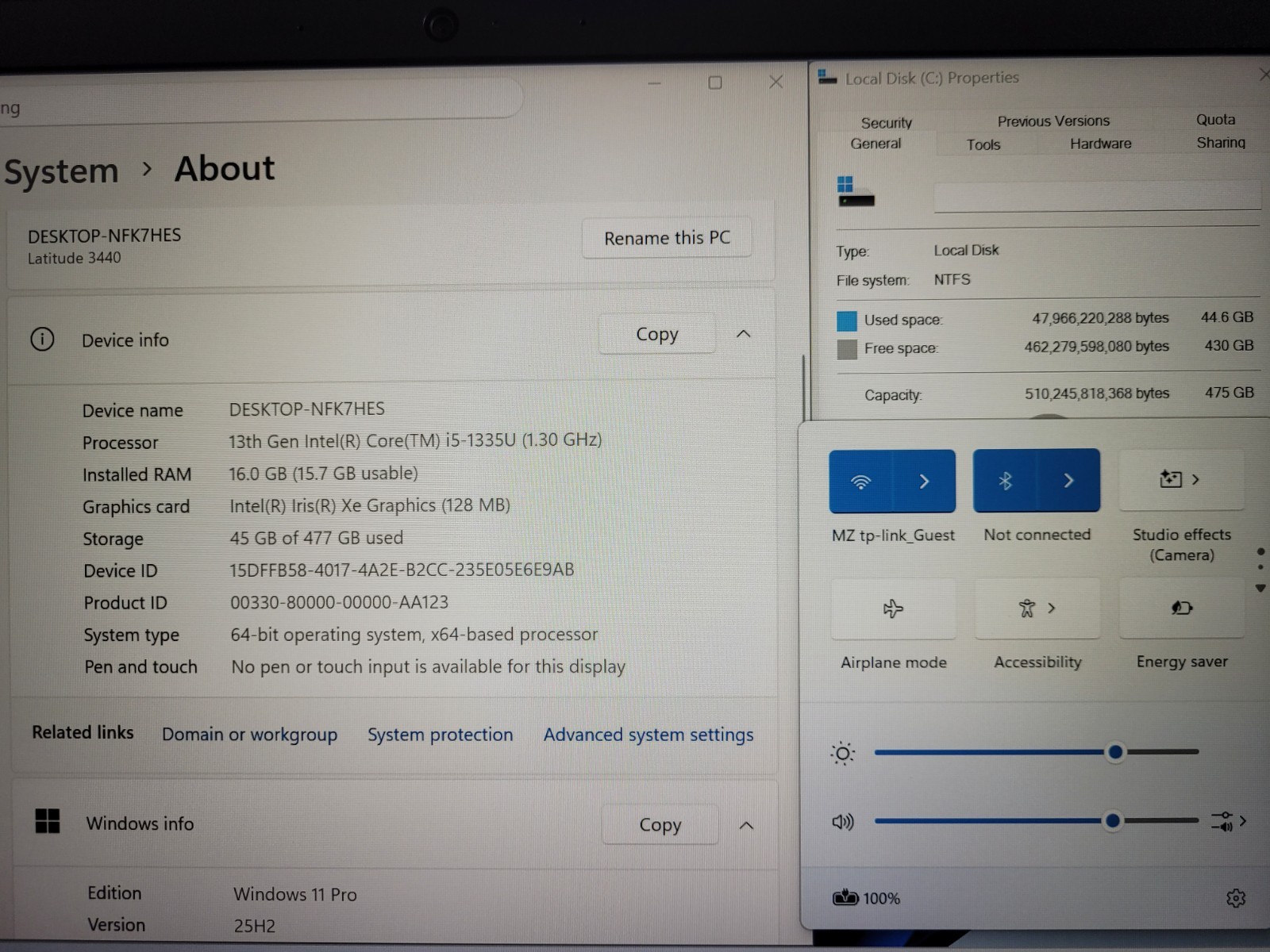 Dell Latitude 3440 14″ FHD Core i5-1335U(10-Core) 512GB NVMe SSD 16GB RAM Win11P